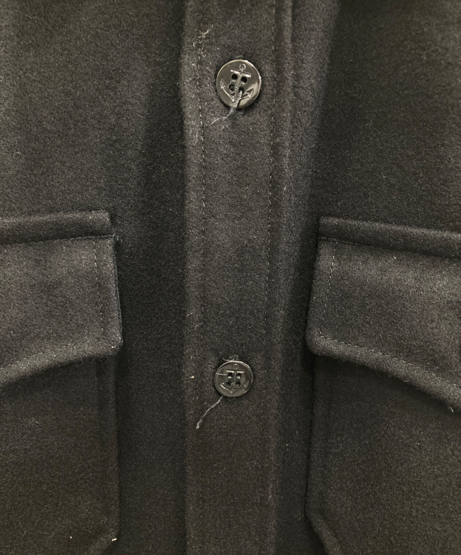 中古・古着通販】Schott (ショット) ウールCPOジャケット ブラック