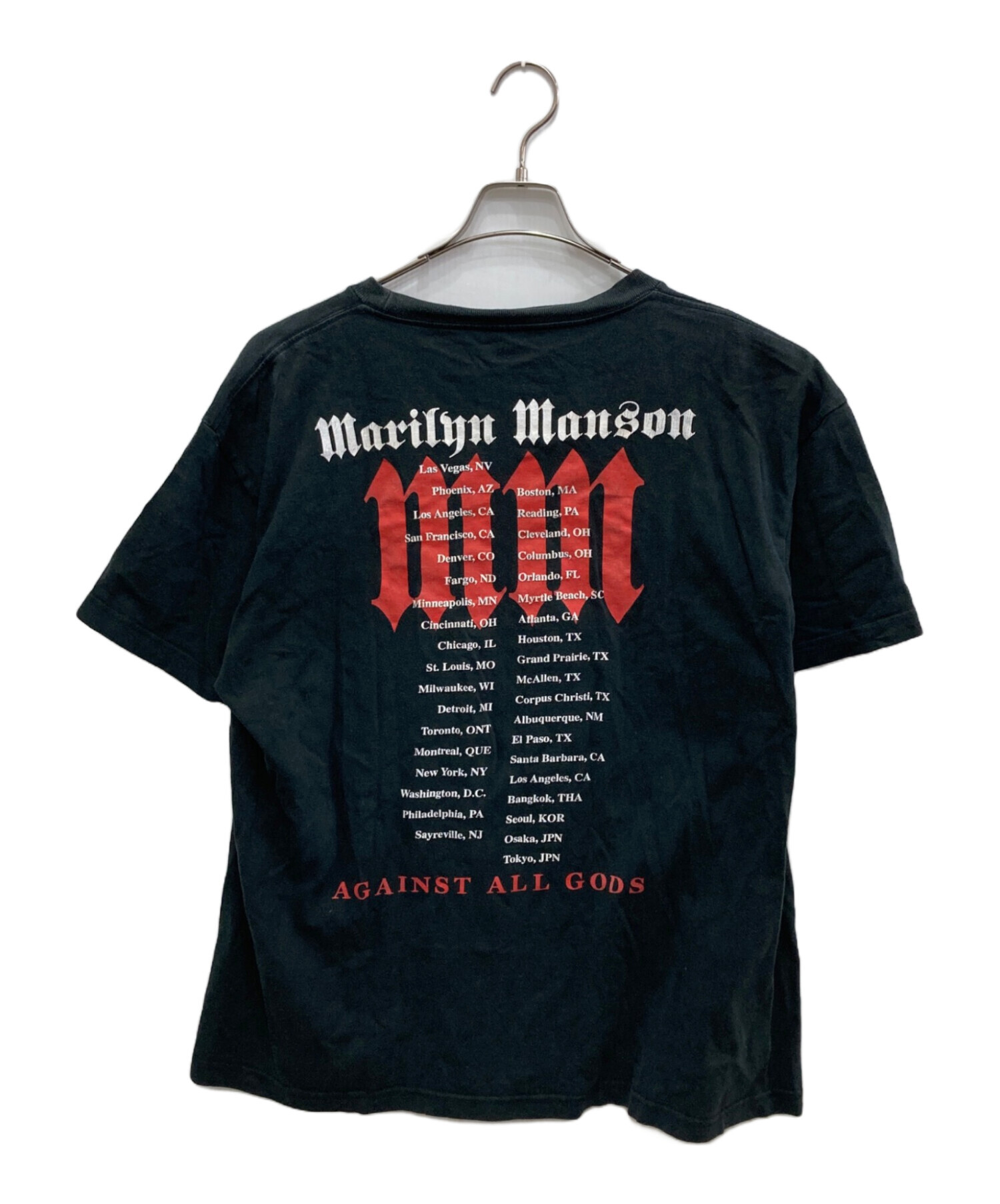MARILYN MANSON 2016 WORLD TOUR Tシャツ L MARILYN MANSON 2016 WORLD TOUR Tシャツ L MARILYN MANSON 2016