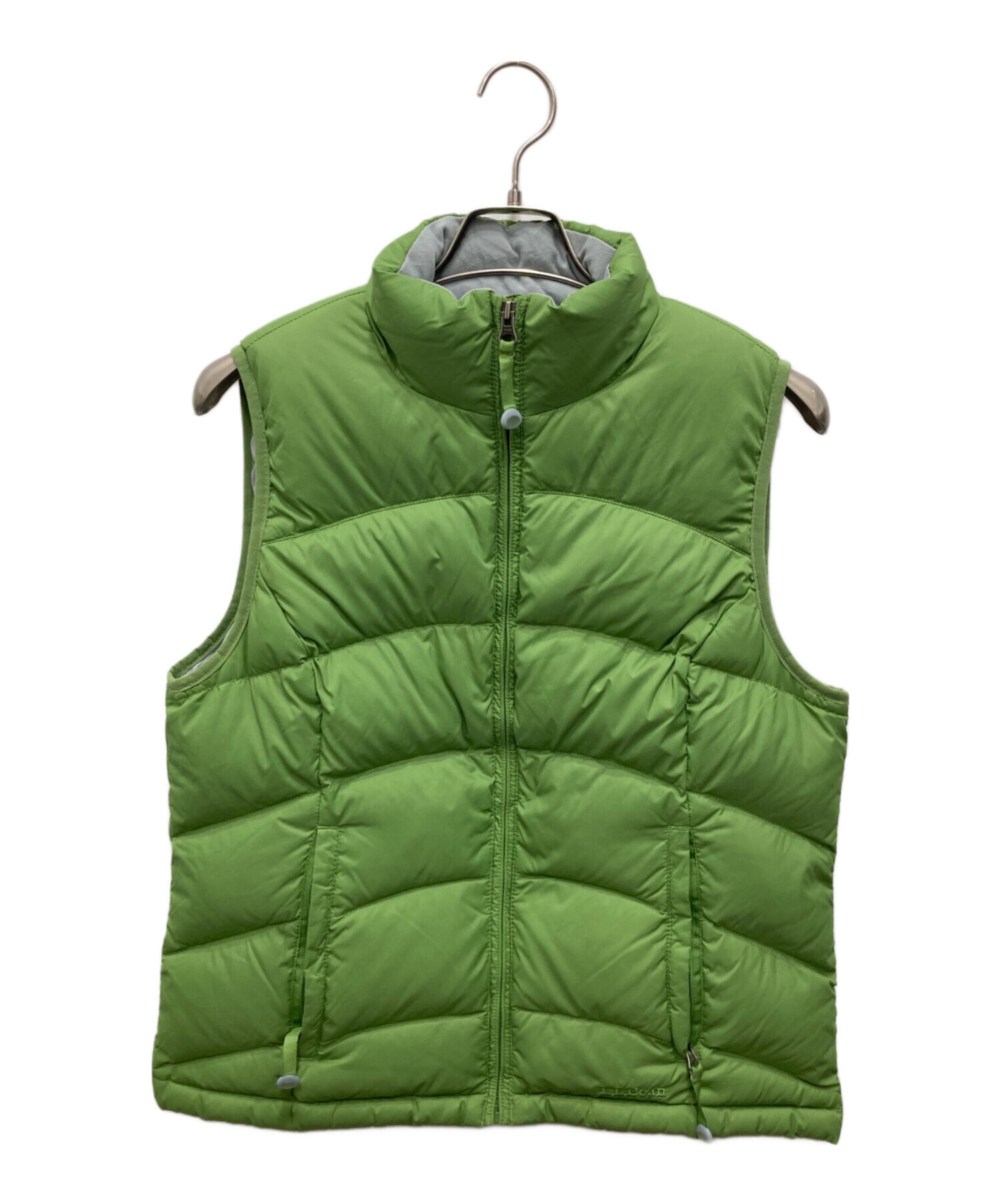 中古・古着通販】L.L.Bean (エルエルビーン) ダウンベスト 黄緑 サイズ