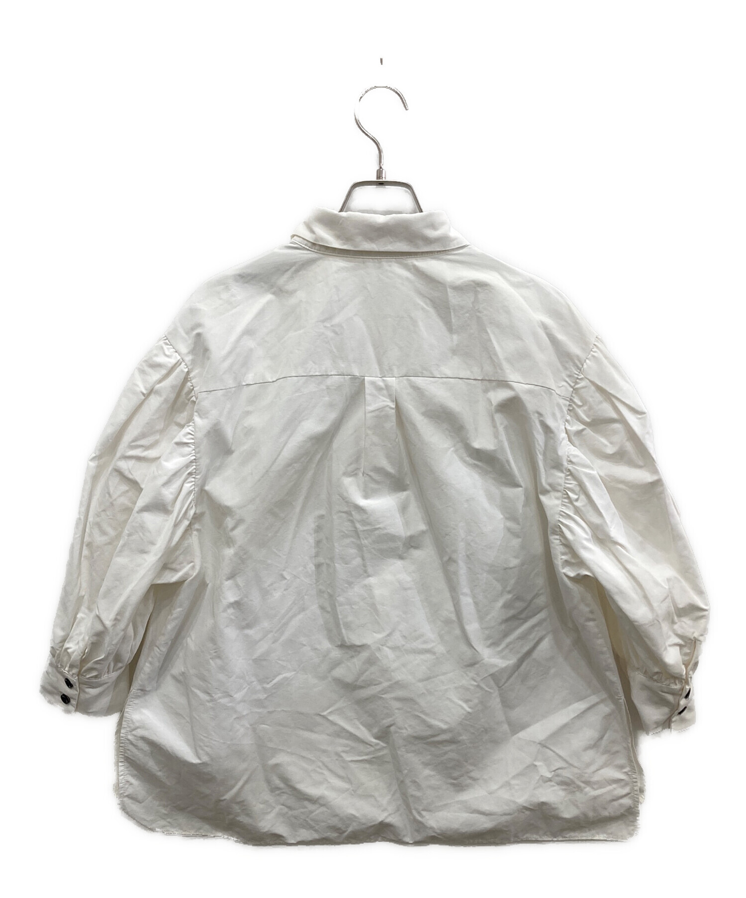 中古・古着通販】ELLIE (エリー) タックボリュームスリーブシャツ 