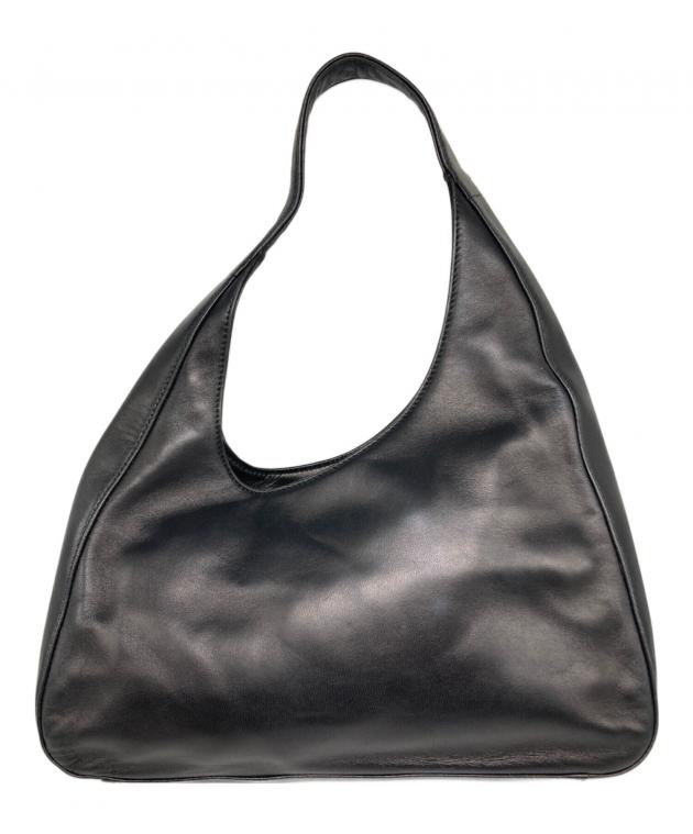 中古・古着通販】PRADA (プラダ) レザーワンショルダーバッグ ブラック