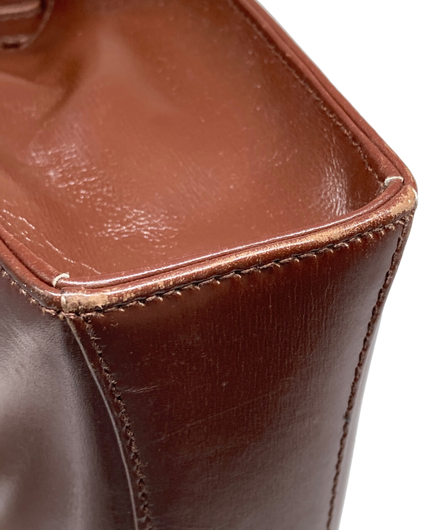 中古・古着通販】GUCCI (グッチ) ヴィンテージレザーショルダーバッグ