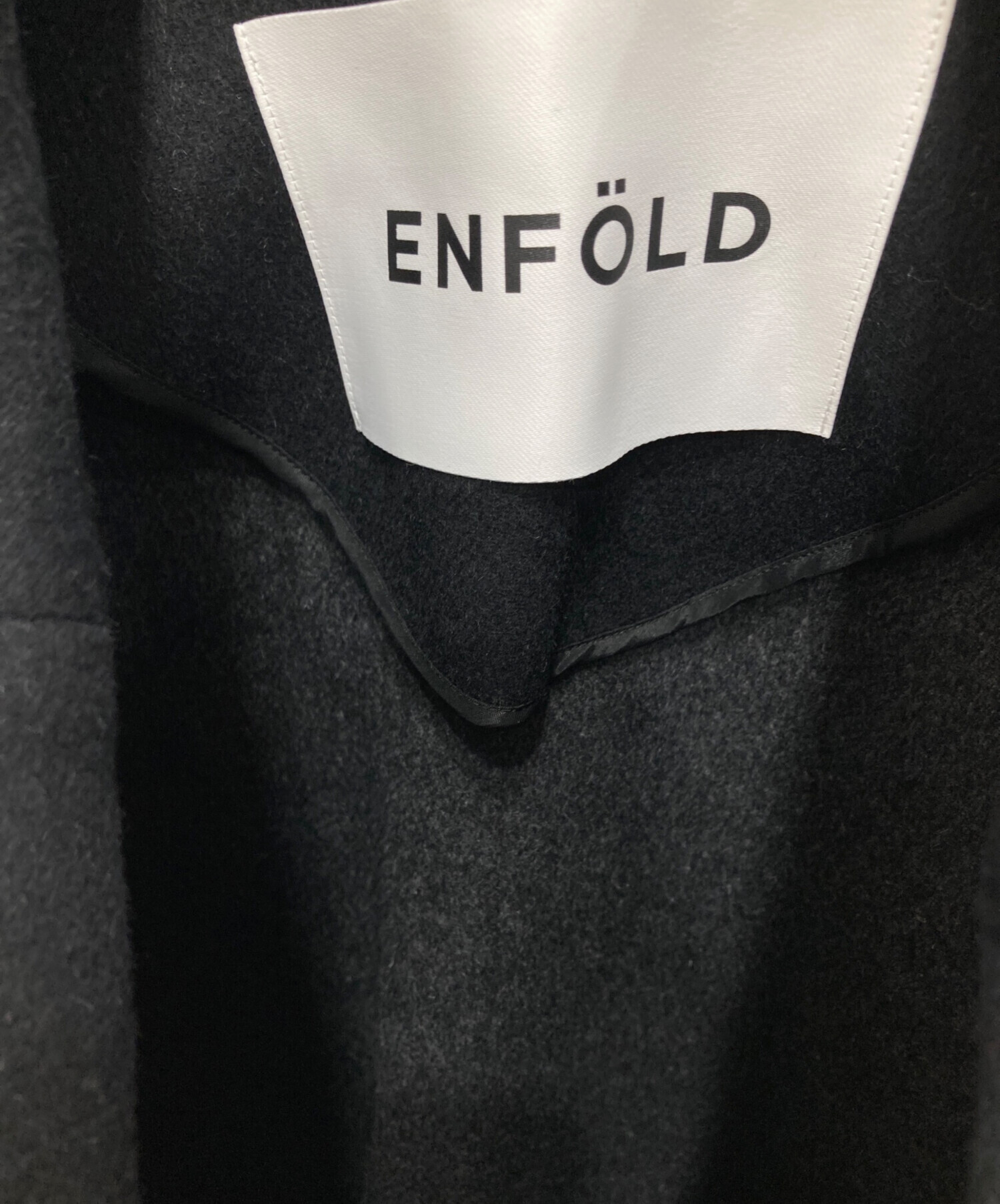 中古・古着通販】ENFOLD (エンフォルド) ウールサイドスリットリバー