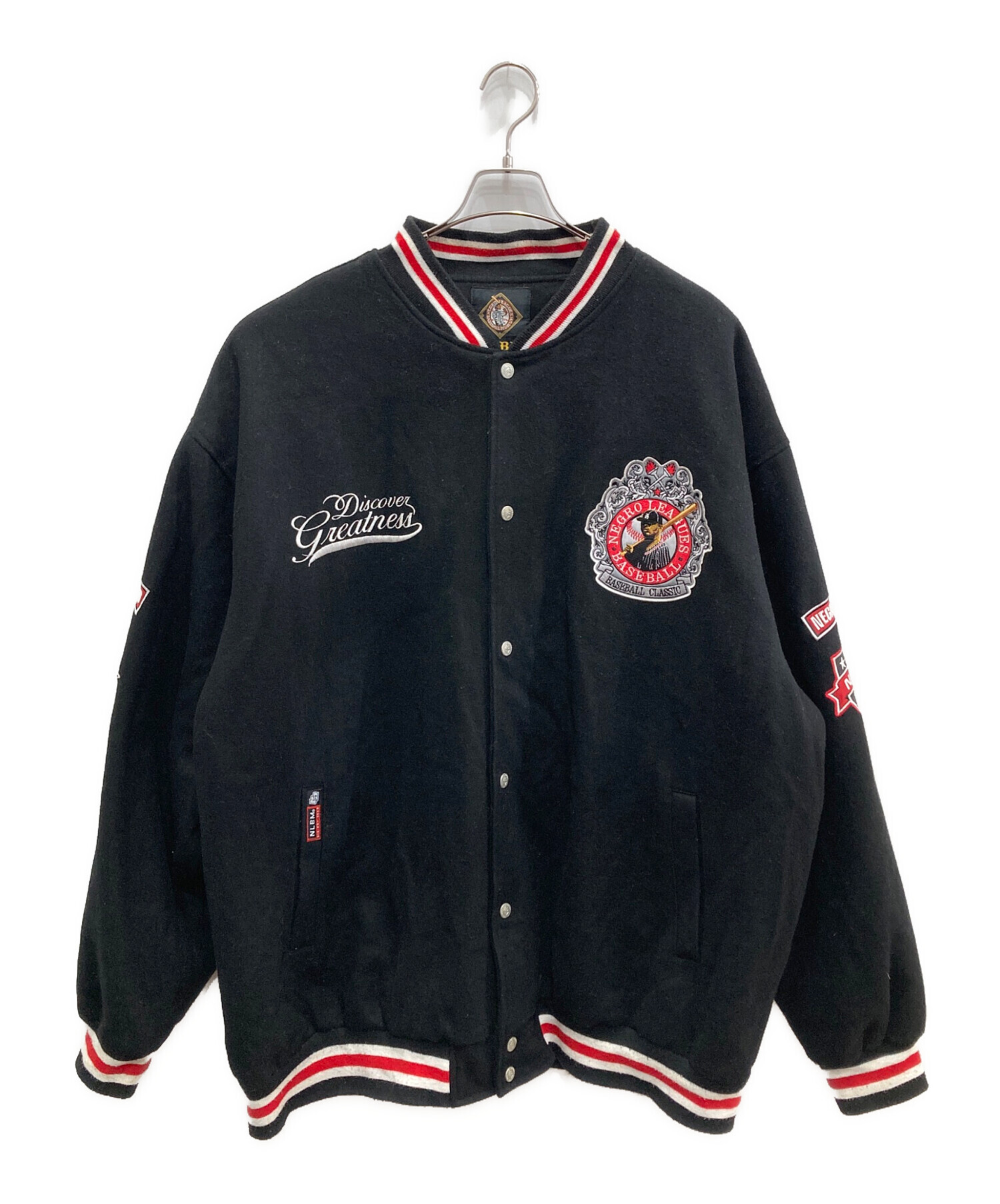中古・古着通販】nlbm (エヌエルビーエム) ウールスタジャン ブラック 