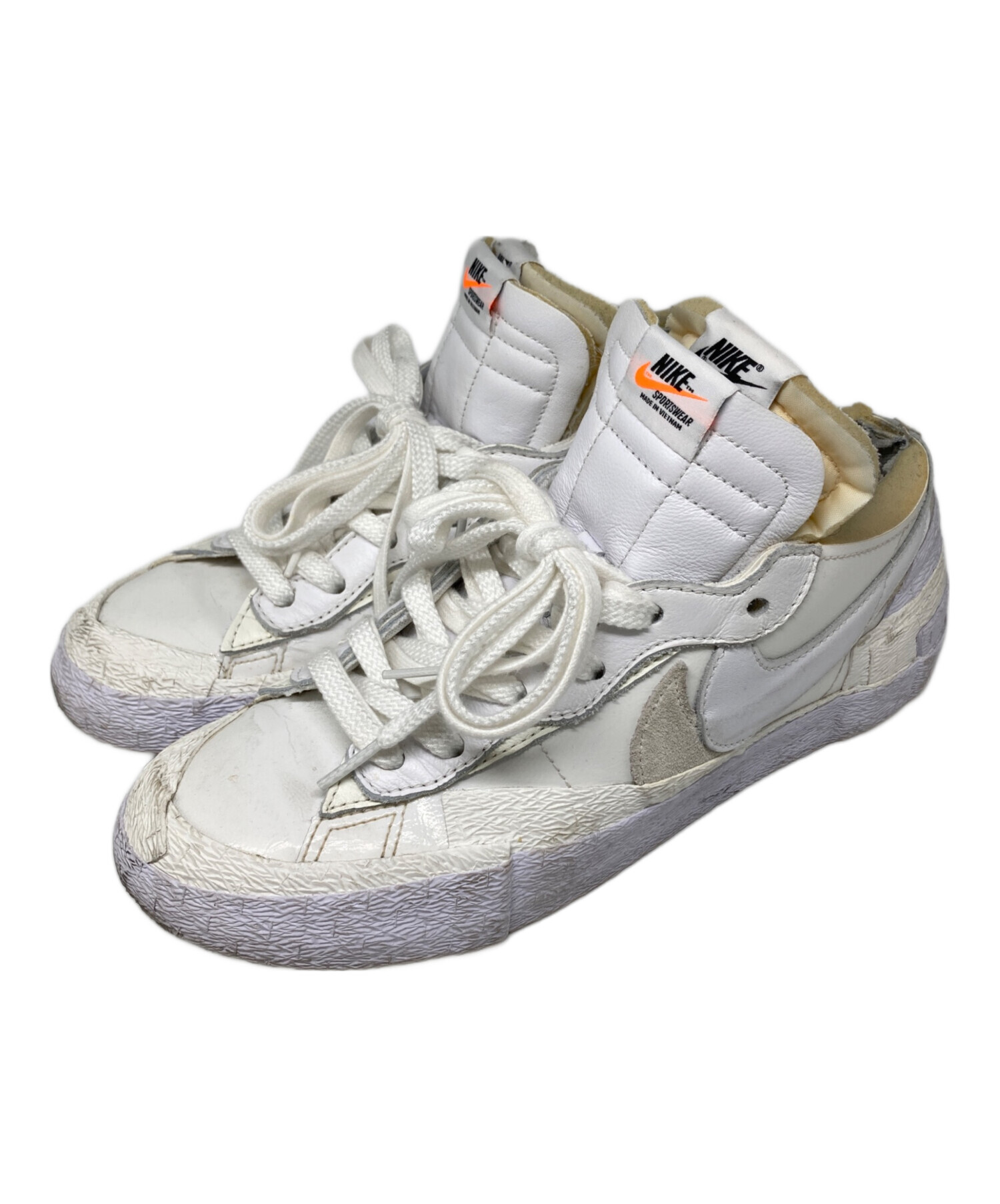 中古・古着通販】NIKE (ナイキ) sacai (サカイ) Blazer Low ホワイト 