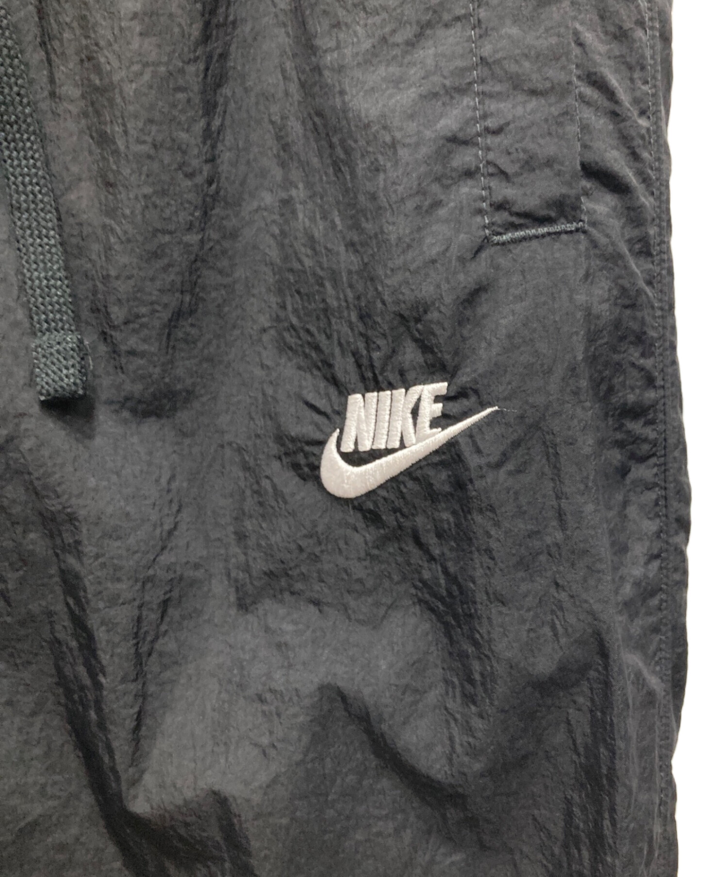中古・古着通販】NIKE (ナイキ) ナイロンジョガーパンツ ブラック
