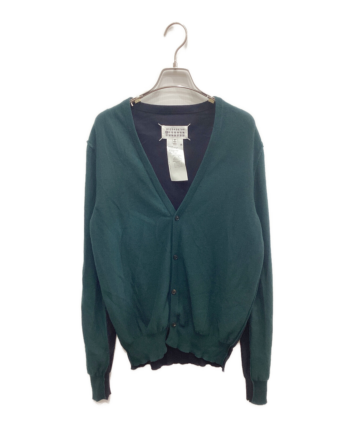 GH Maison Martin Margiela カーディガン ニット Maison Margiela グリーン カーディガン ニット