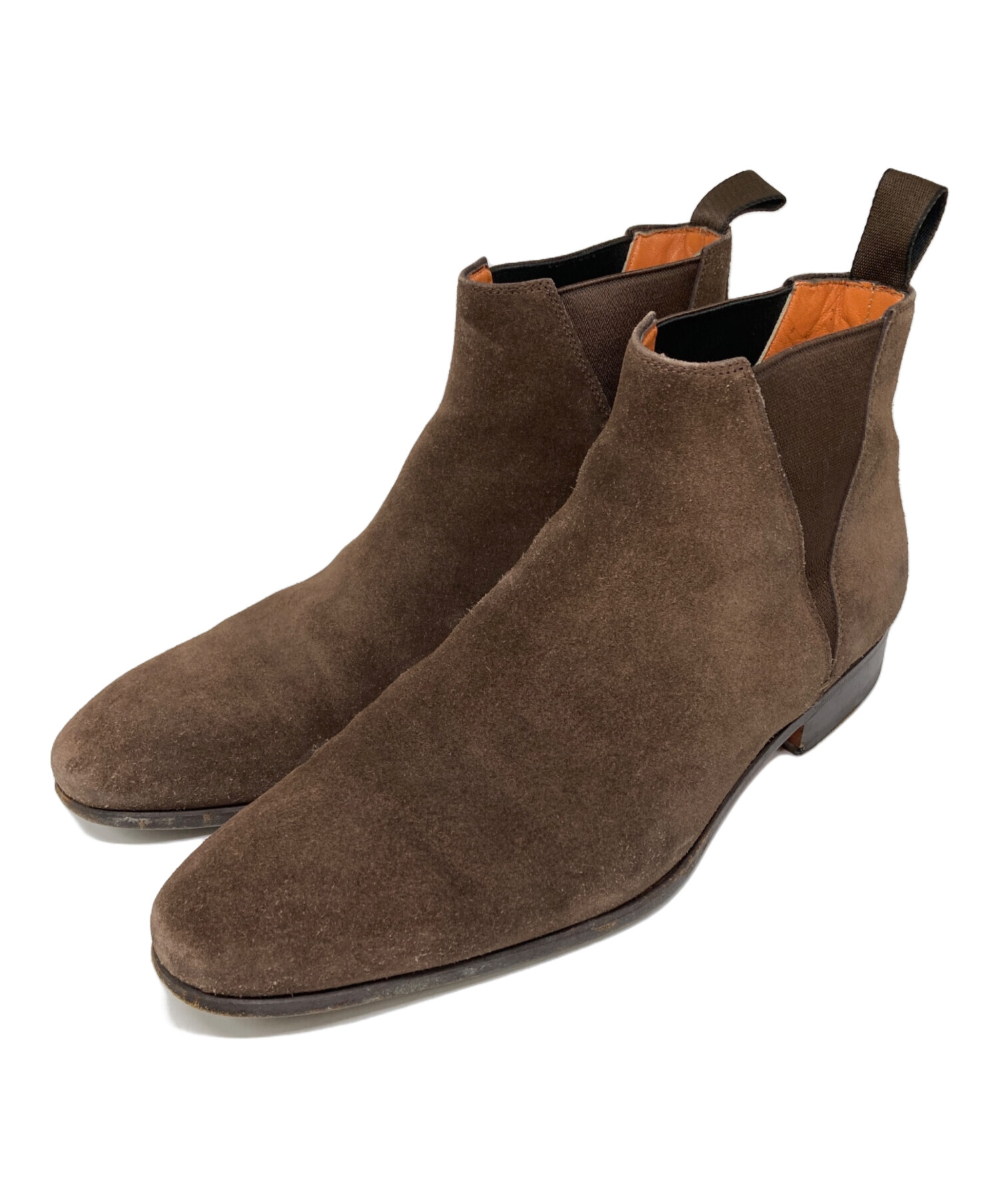 中古・古着通販】Santoni (サントーニ) スウェードサイドゴアブーツ 