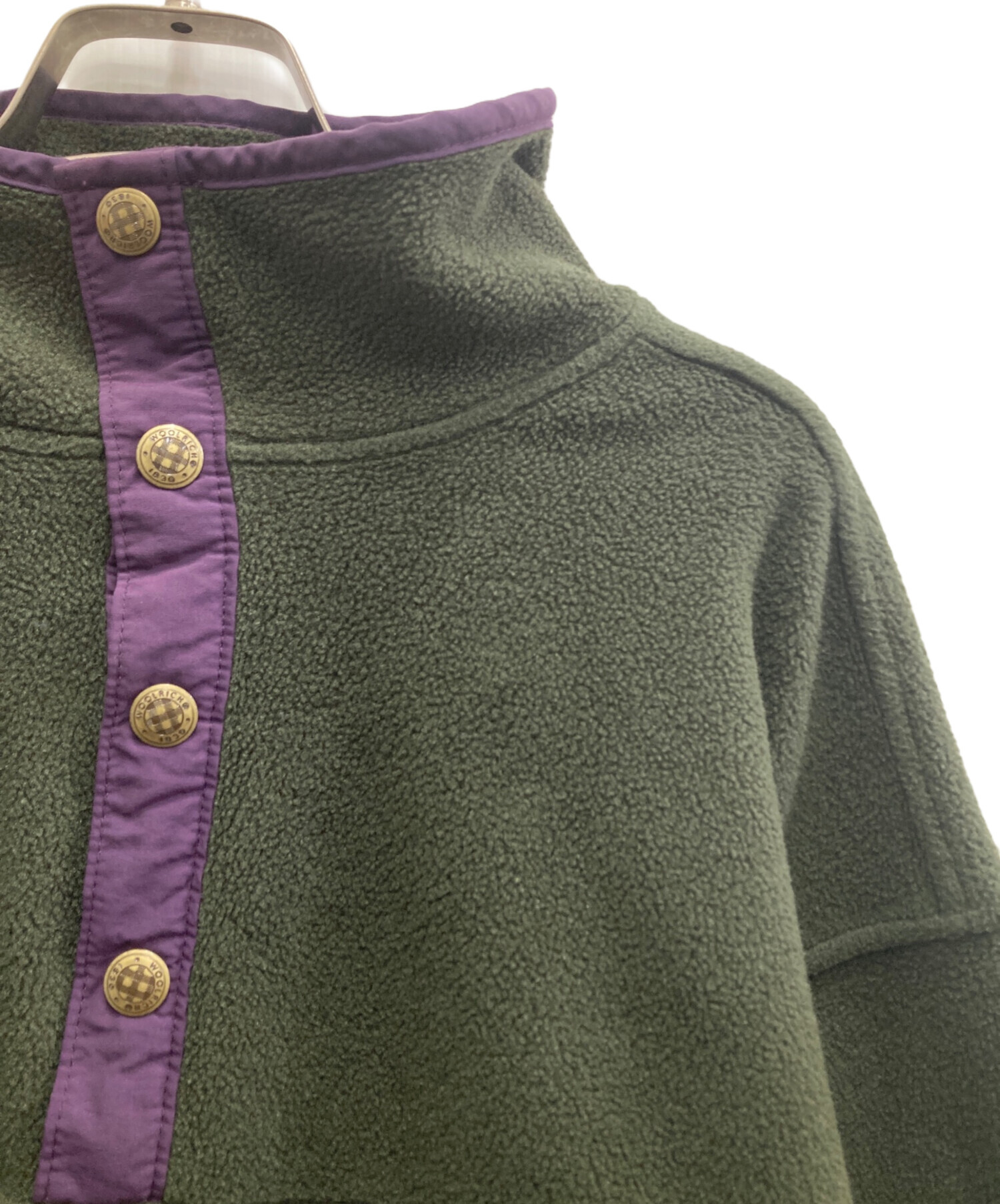 古着 90～00年代 ウールリッチ WOOLRICH ハーフスナップ フリースプル