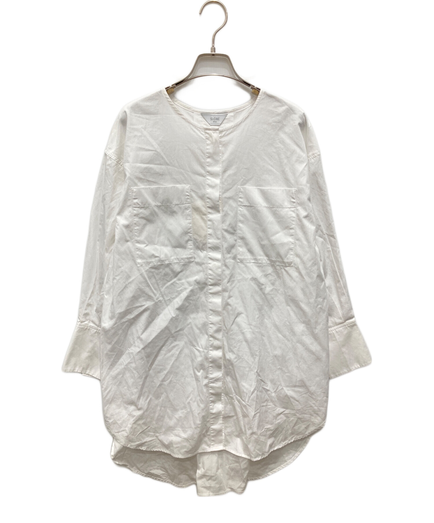 未使用slobe IENA ノーカラーシャツ 未使用slobe IENA ノーカラーシャツ