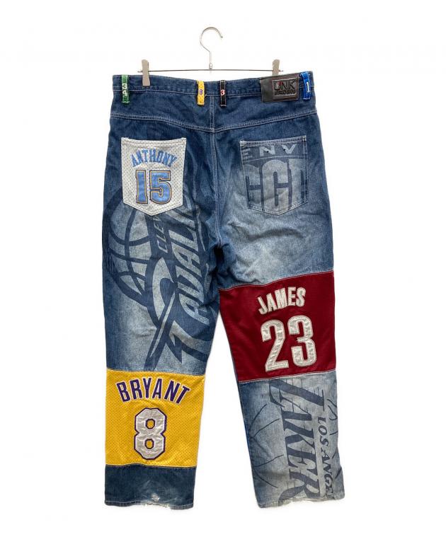 中古・古着通販】UNK DENIM (ユーエヌケー デニム) NBAパッチワーク 
