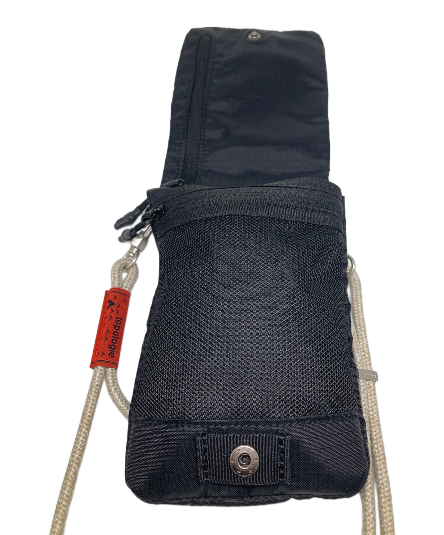 【タグ付き新品】topologie ブラック サコッシュ　ストラップ付年末価額‼️ 中古・古着通販】TOPOLOGIE (トポロジー) フォンサコッシュ ブラック