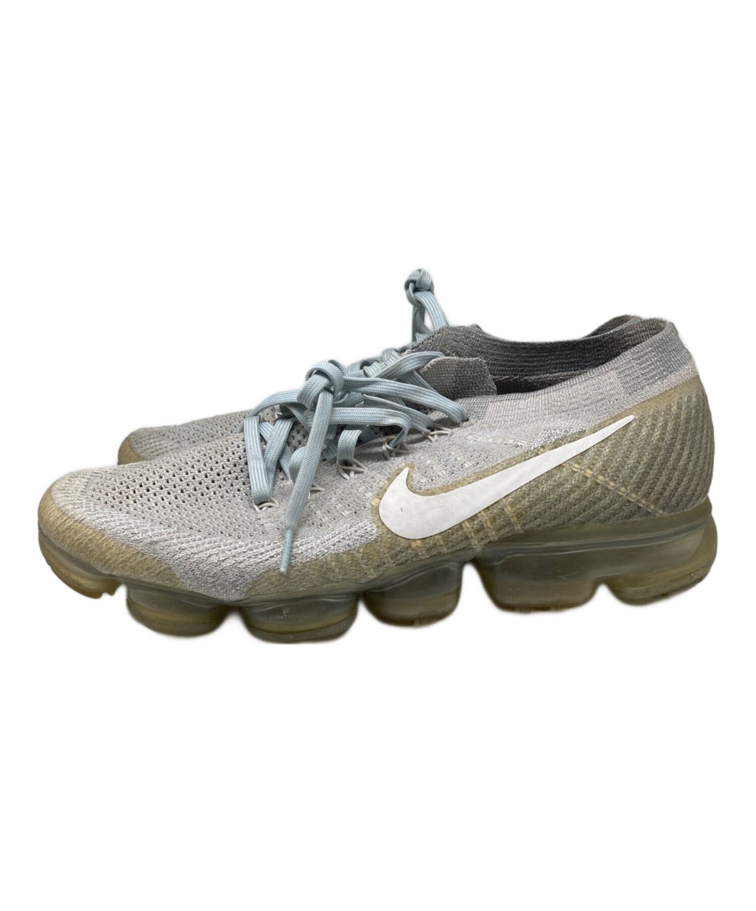 中古・古着通販】NIKE (ナイキ) AIR VAPORMAX FLYKNIT グレー サイズ 