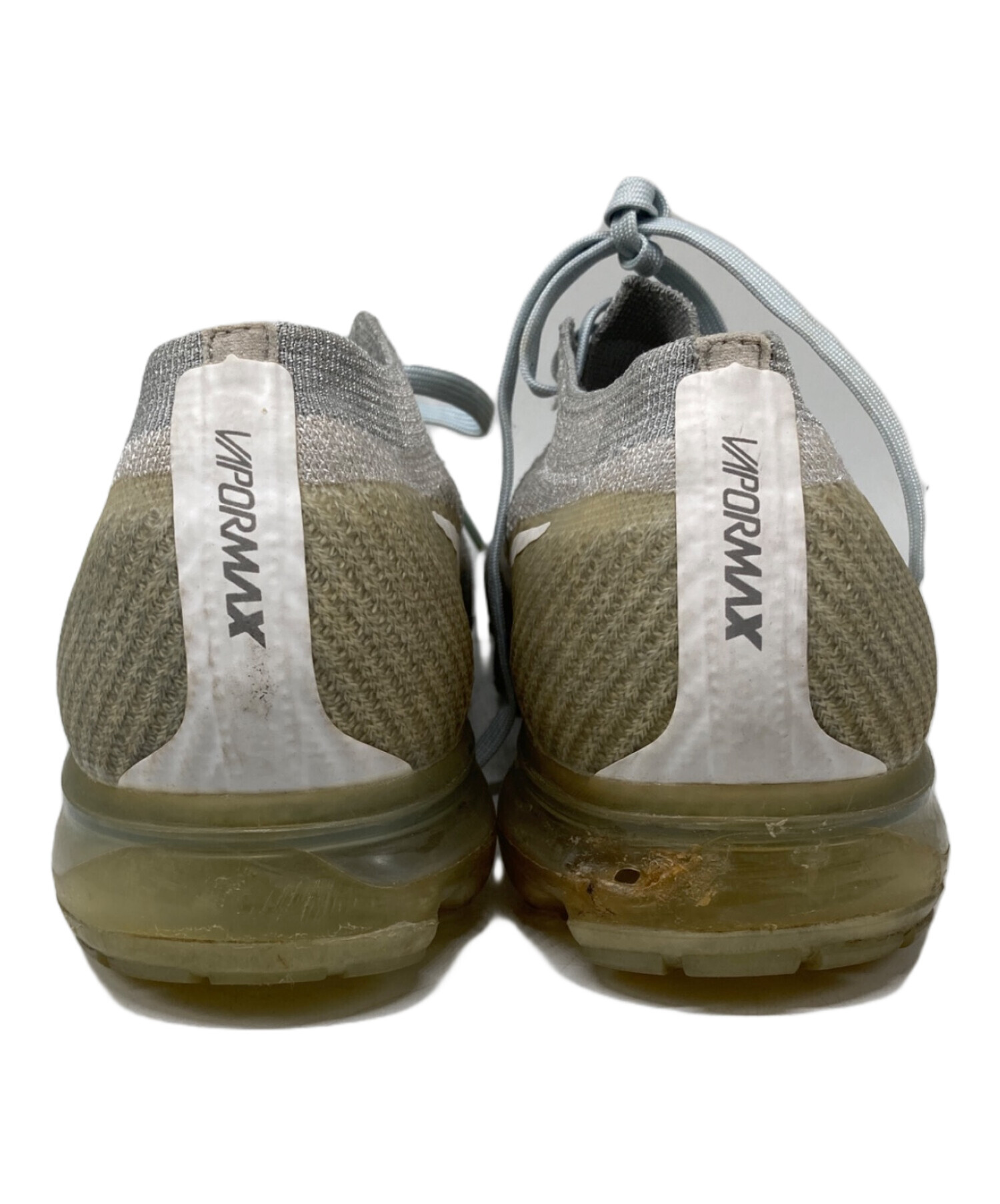 中古・古着通販】NIKE (ナイキ) AIR VAPORMAX FLYKNIT グレー サイズ 