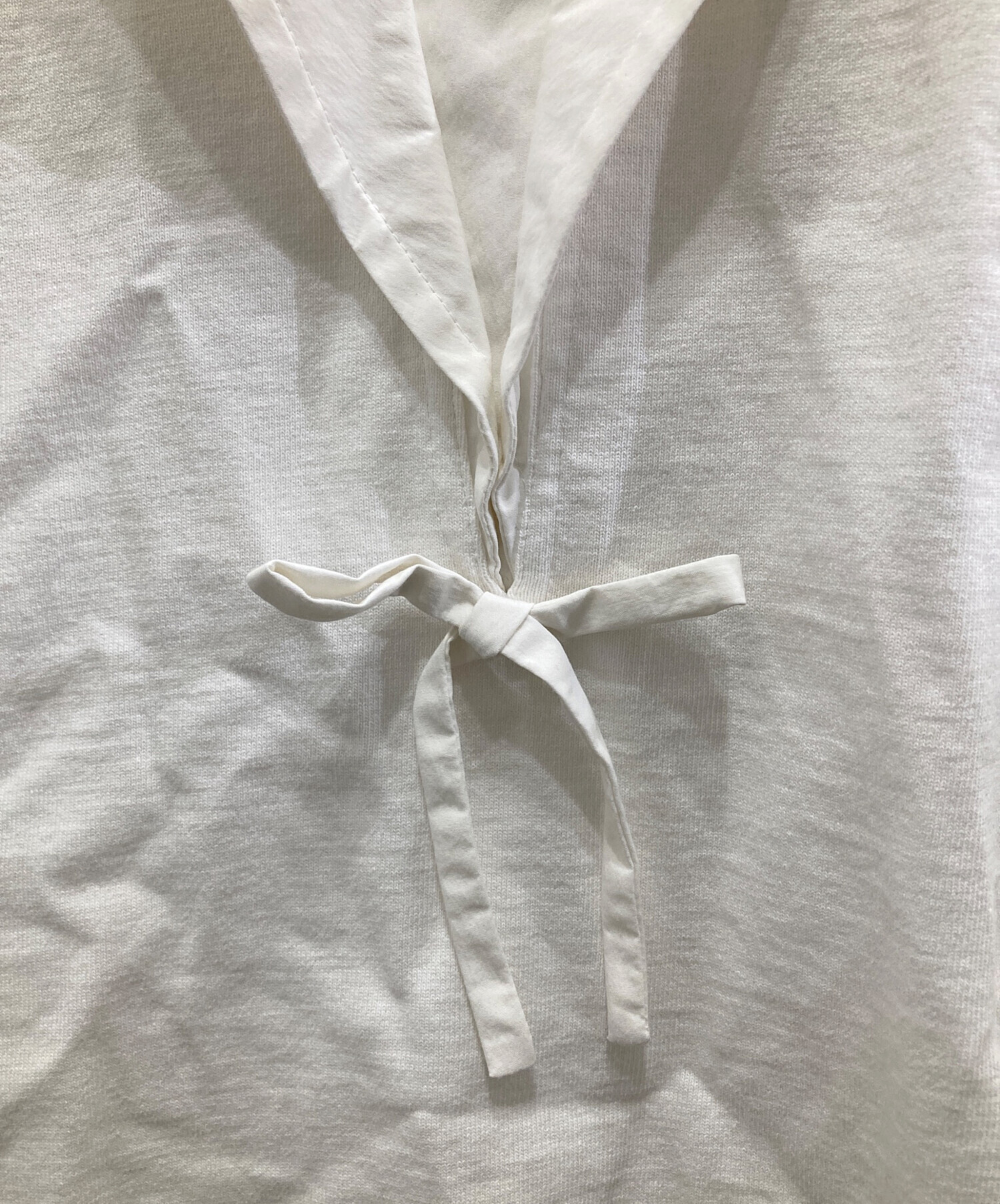 中古・古着通販】YORI (ヨリ) セーラーカットソー ホワイト サイズ