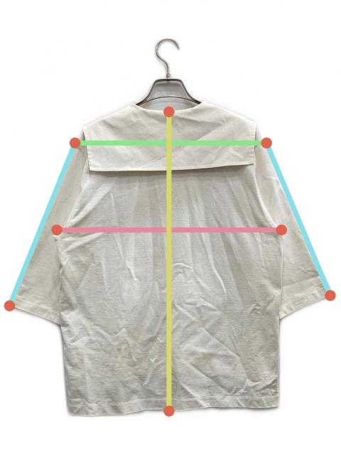 中古・古着通販】YORI (ヨリ) セーラーカットソー ホワイト サイズ