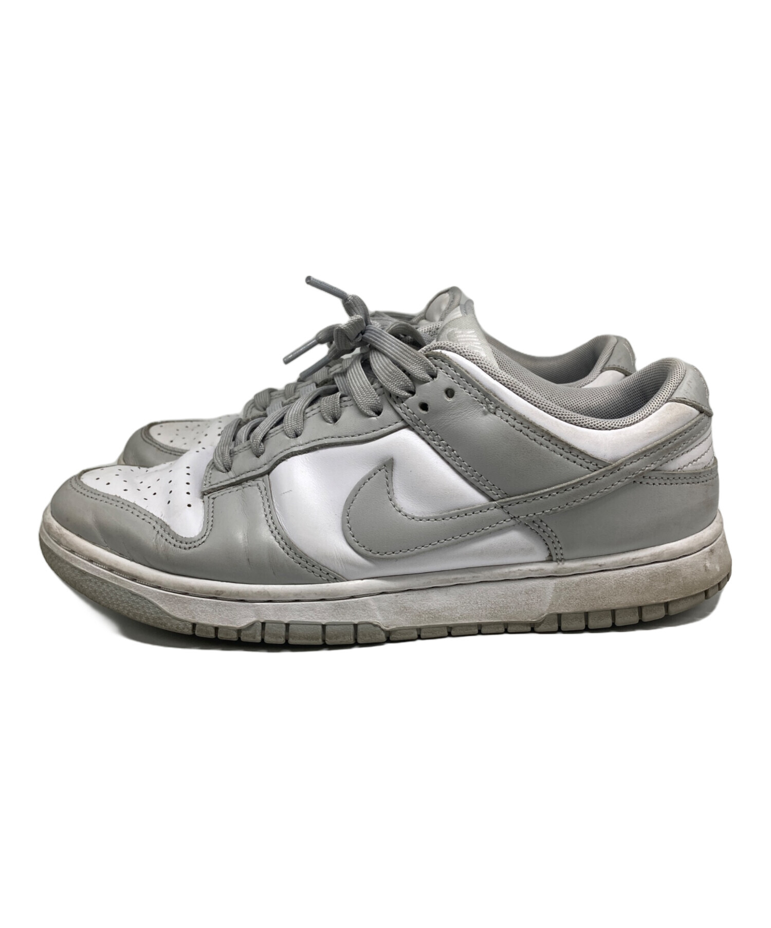 中古・古着通販】NIKE (ナイキ) DUNK LOW RETRO グレー サイズ:27 