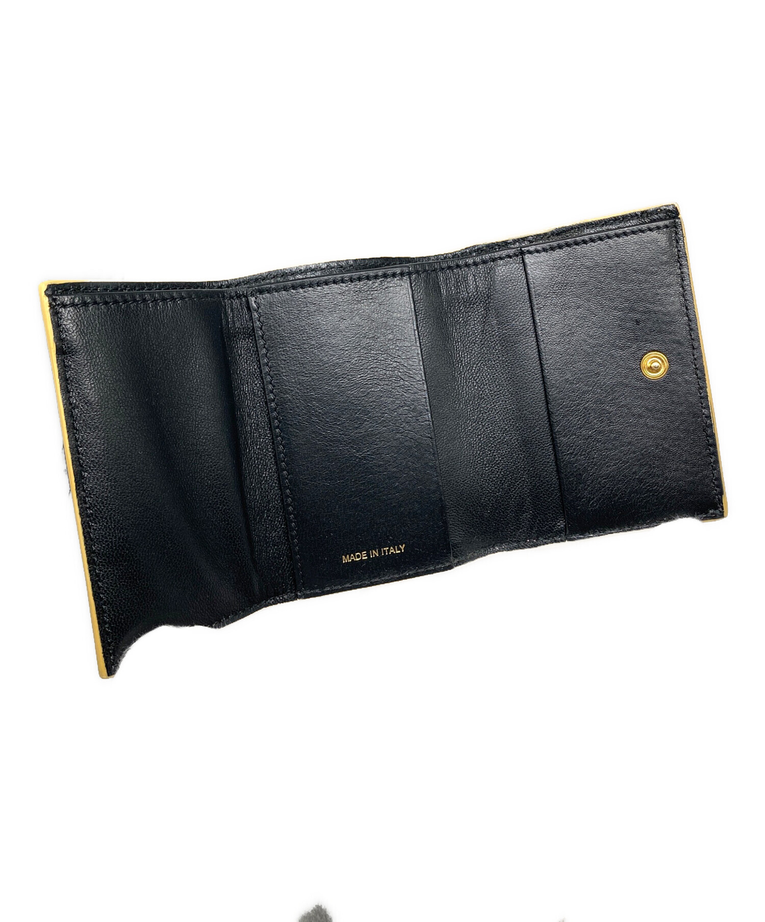 中古・古着通販】MARNI (マルニ) カラーコンビ3つ折り財布 マルチ 