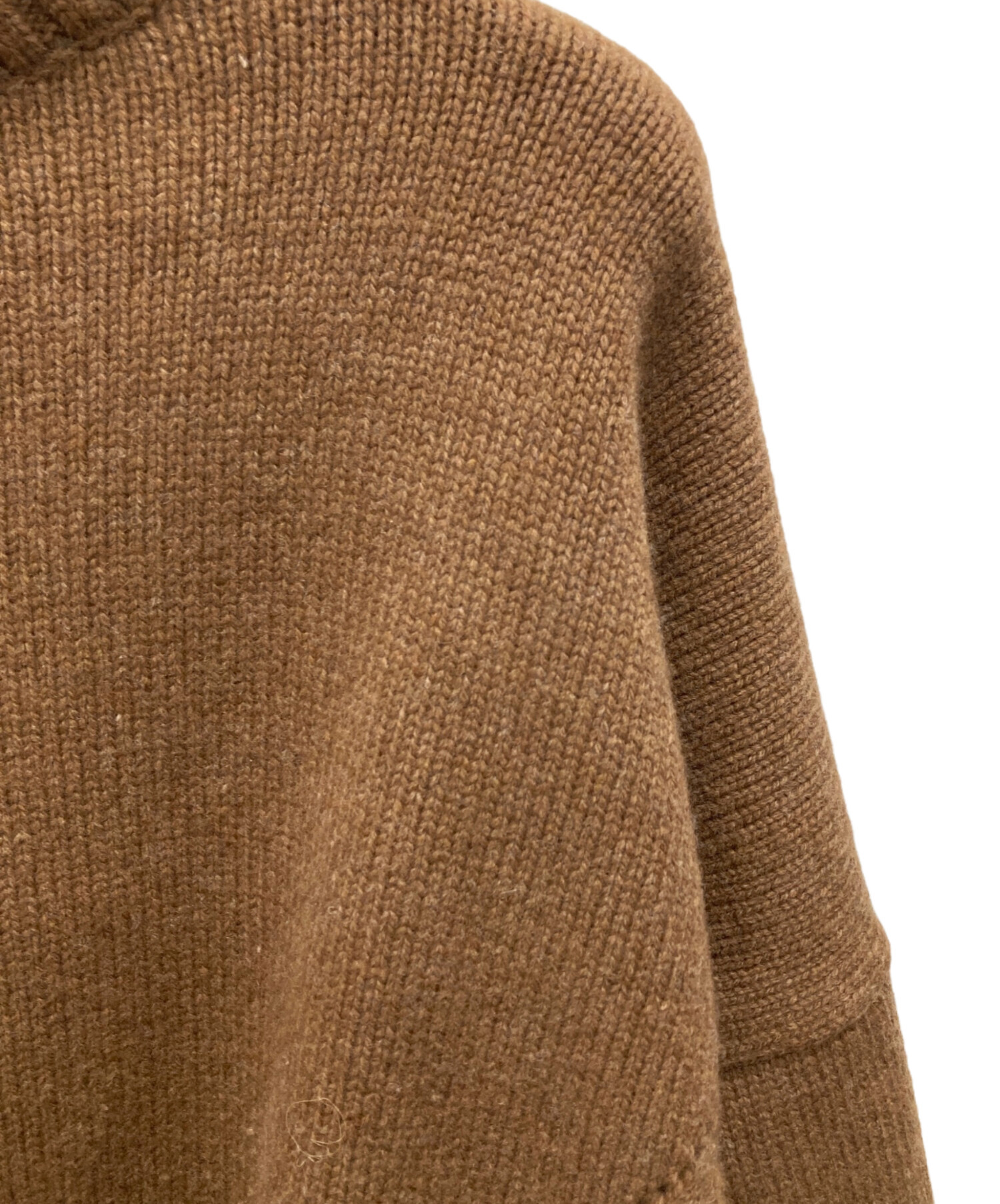 中古・古着通販】CINOH (チノ) ハイネックニット ブラウン サイズ:38