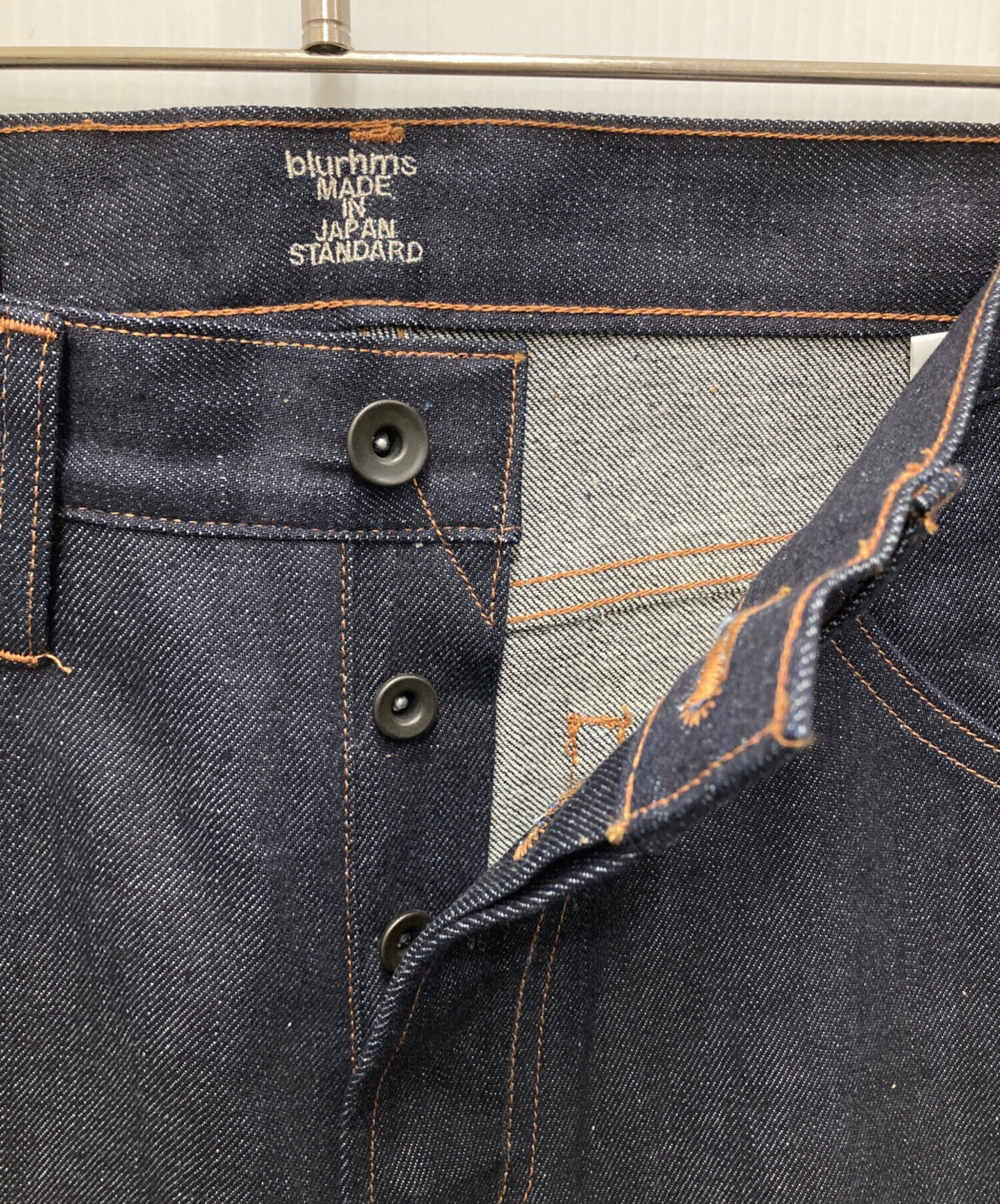 blurhms ブラームス デニムパンツ L 紺 【古着】【中古】【送料無料】 中古・古着通販】BLURHMS (ブラームス) デニムパンツ インディゴ