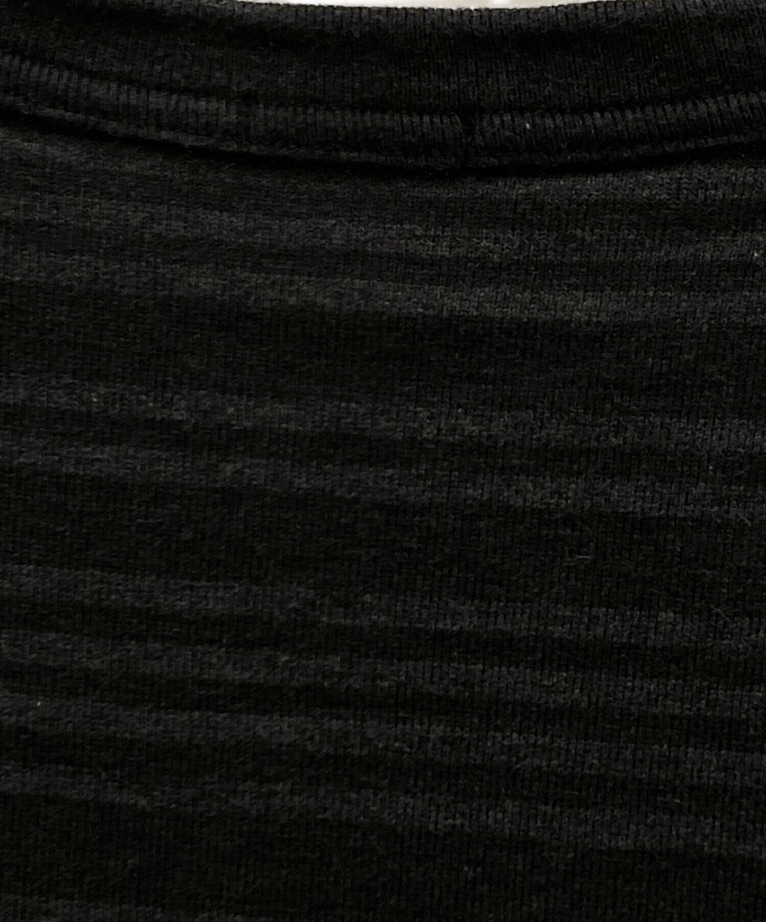中古・古着通販】Denham (デンハム) ボーダーTシャツ ブラック サイズ 