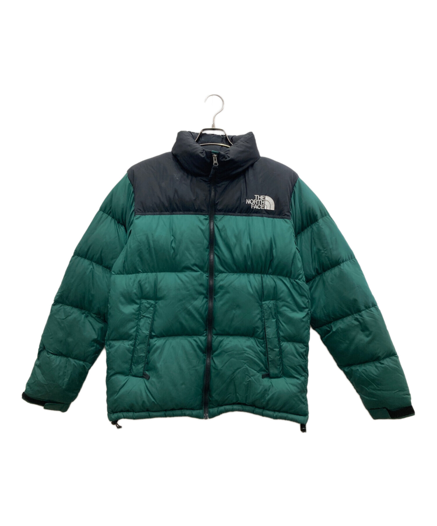 THE NORTH FACE ヌプシ ダウンジャケット グリーン 中古・古着通販】THE NORTH FACE (ザ ノース フェイス) ヌプシ