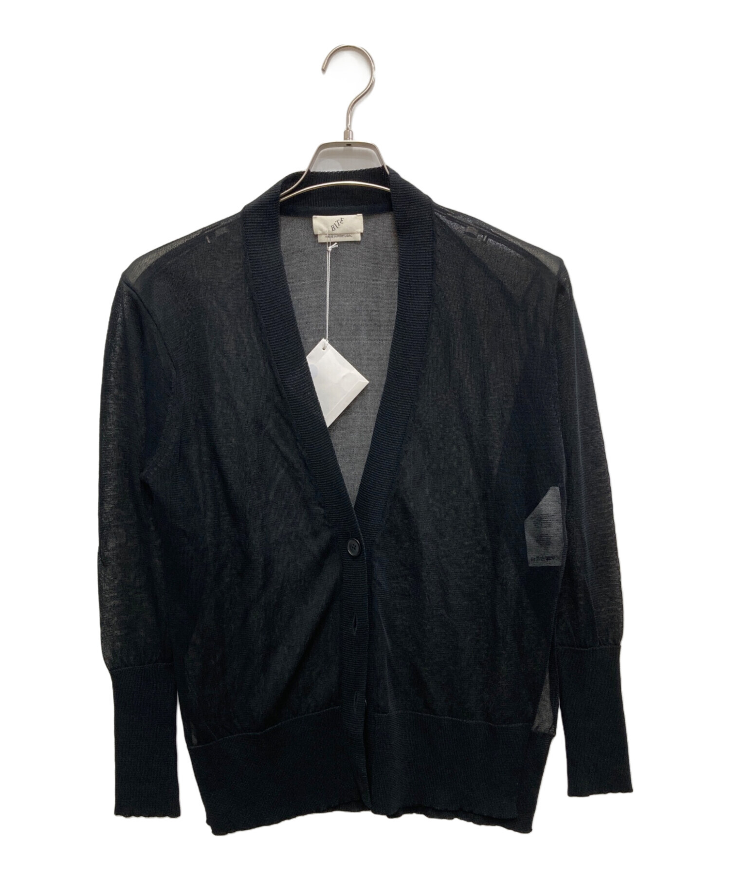 中古・古着通販】BITE (バイト) SEMI SHEER KNIT CARDIGAN/セミ シアー 