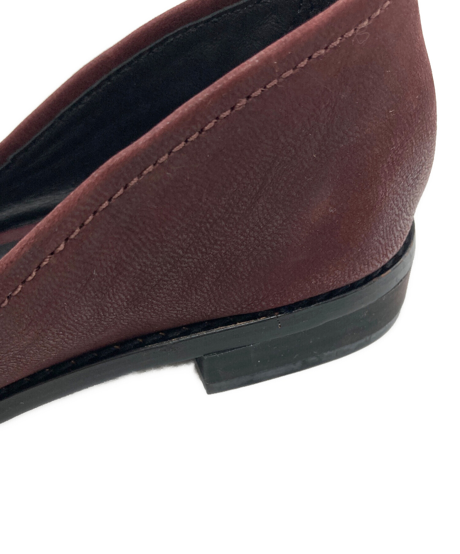 中古・古着通販】CLARKS (クラークス) レザースリッポン バー 