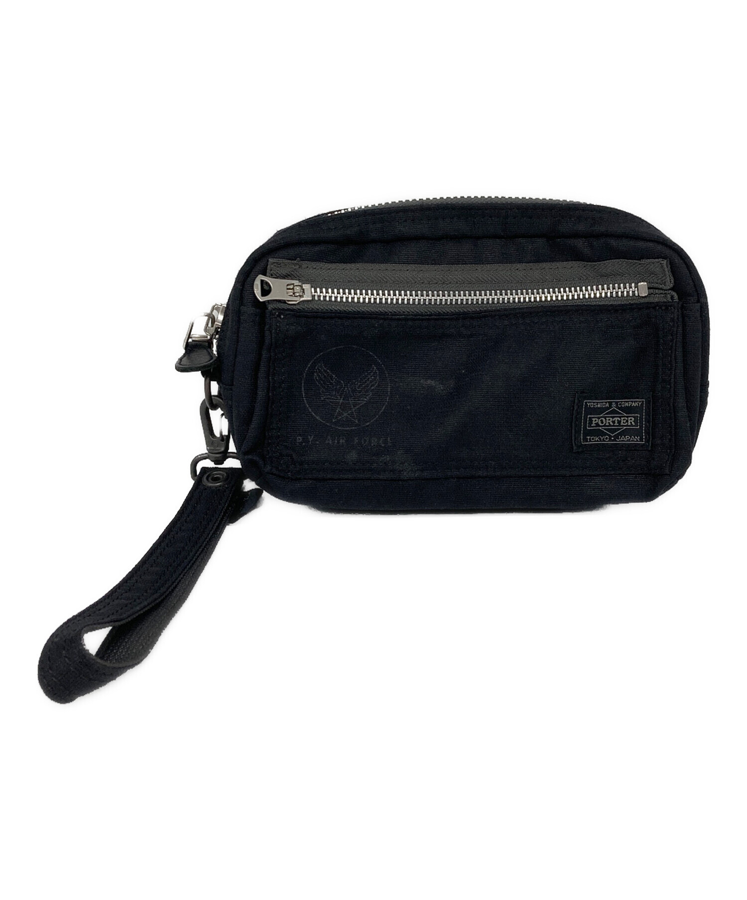 ポーター　フライングエース　ポーチ　（ブラック）未使用新品 中古・古着通販】PORTER (ポーター) FLYING ACEポーチ ブラック サイズ