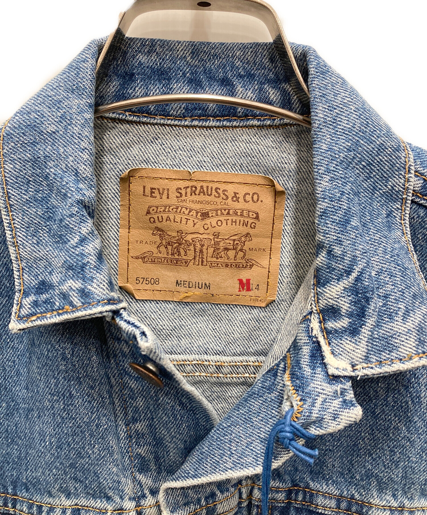 中古・古着通販】LEVI'S (リーバイス) 94年製デニムジャケット ブルー