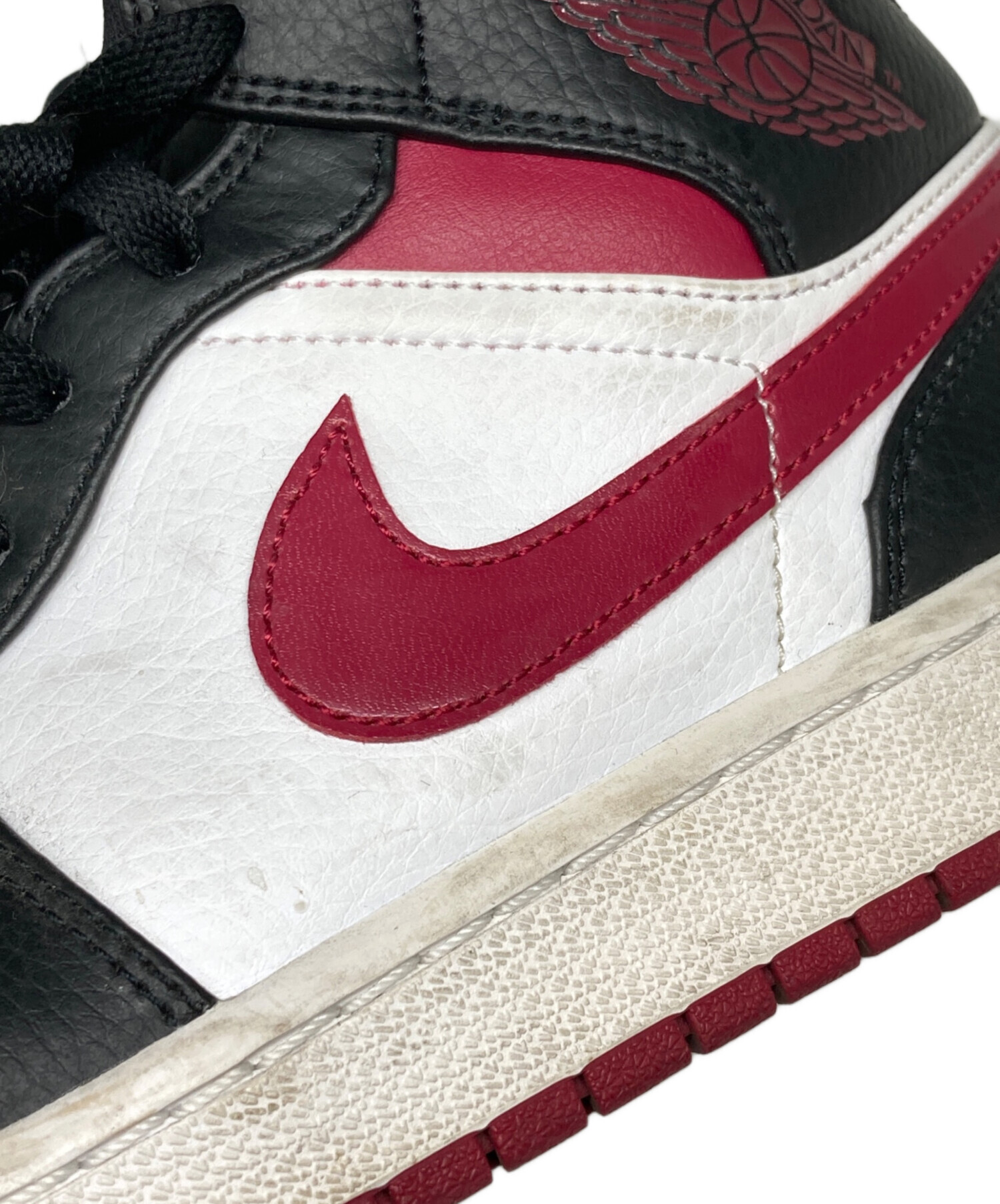 中古・古着通販】NIKE (ナイキ) AIR JORDAN 1 MID ブラック×パープル 