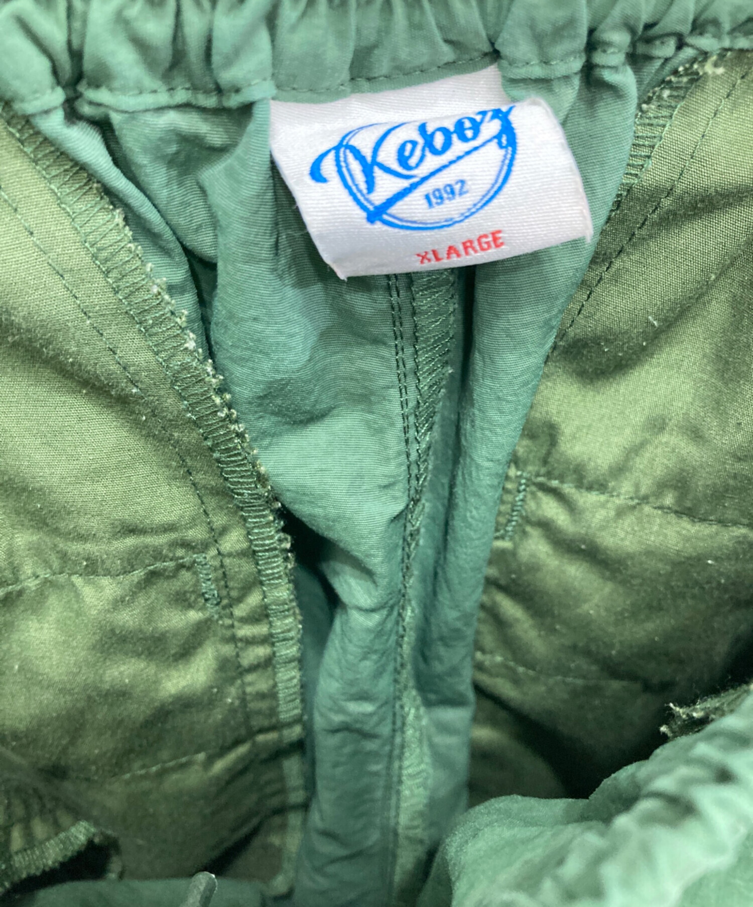 中古・古着通販】KEBOZ (ケボズ) ナイロンジョガーパンツ グリーン 