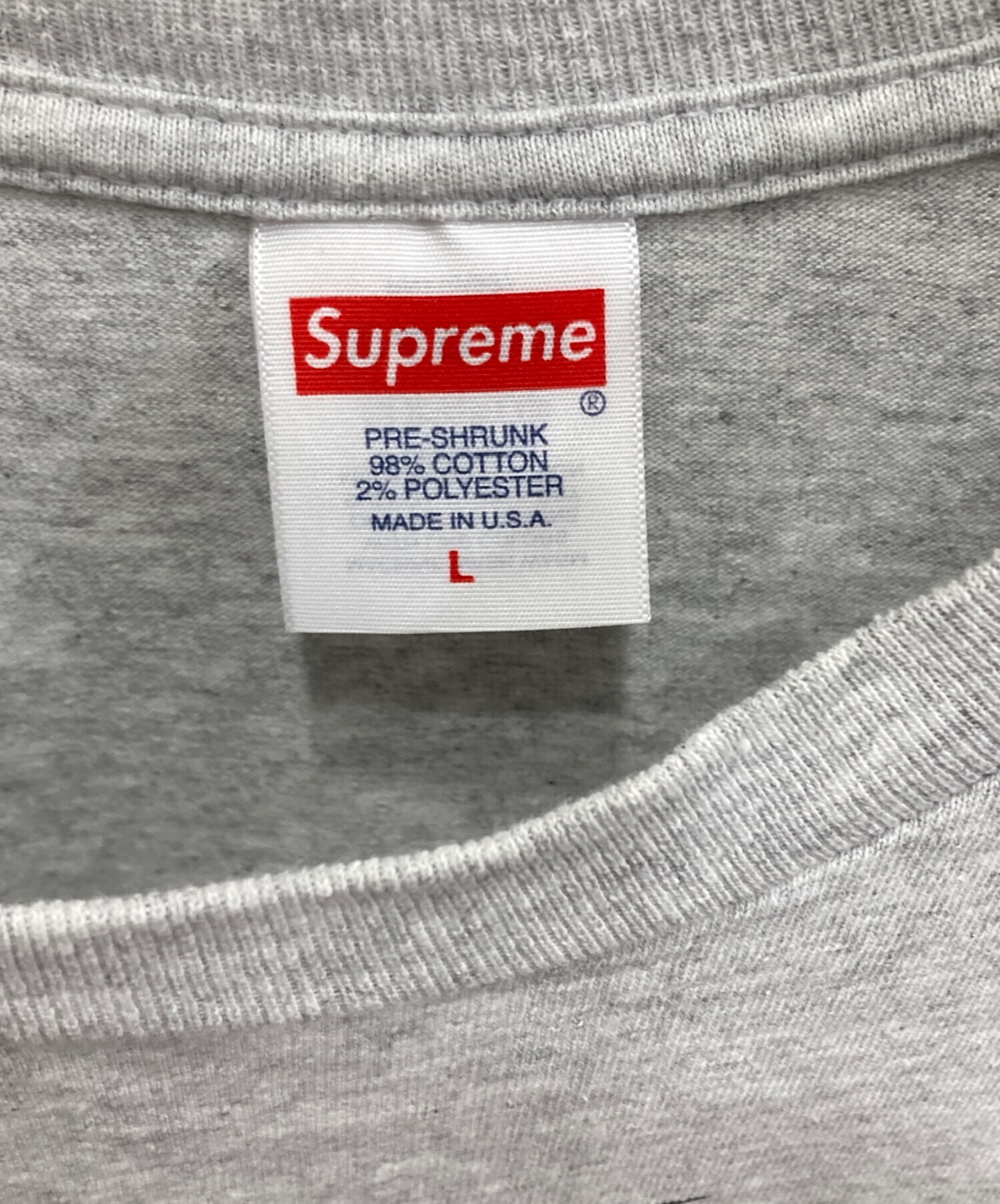 中古・古着通販】SUPREME (シュプリーム) Camacho Tee グレー サイズ:L 