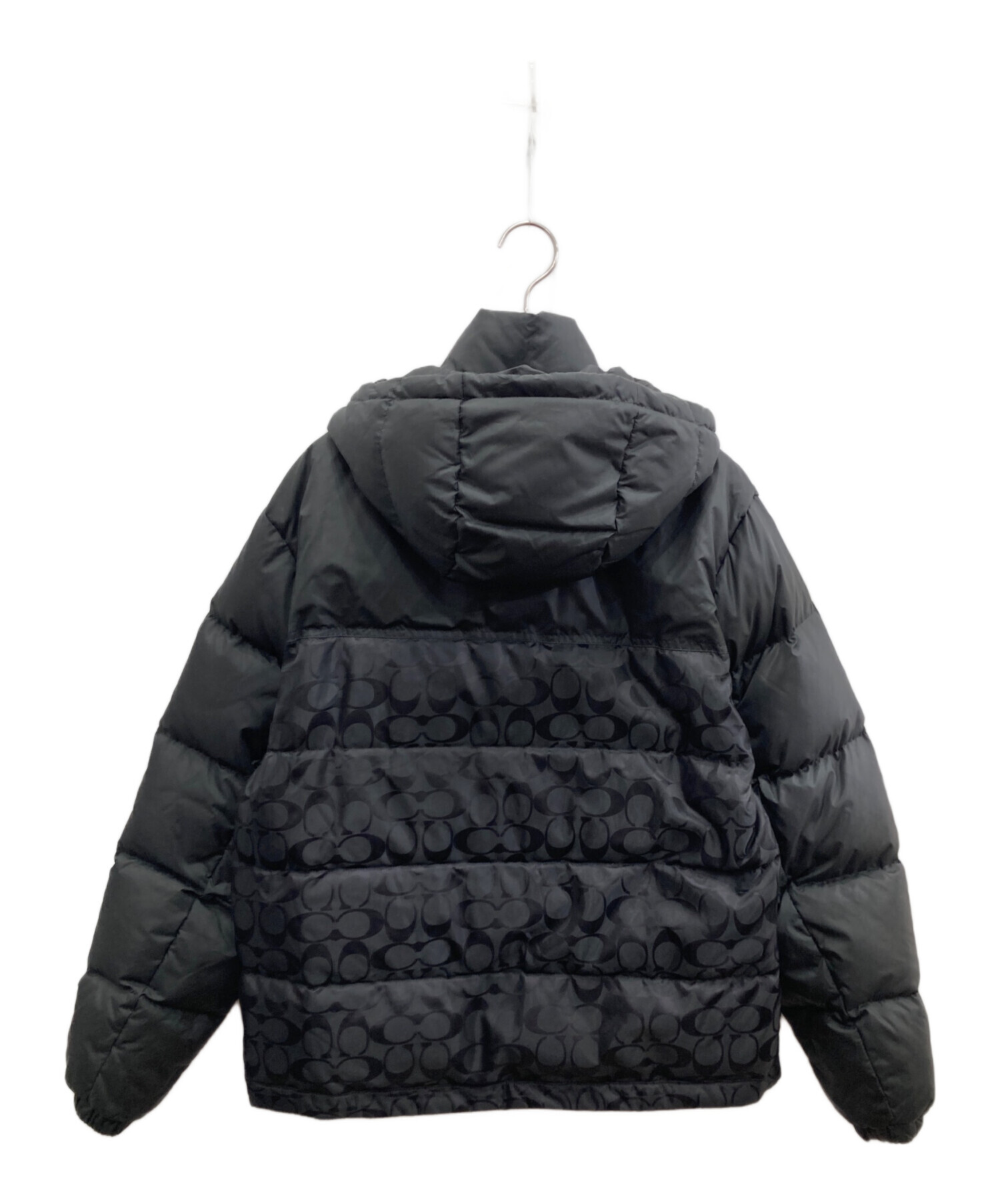 中古・古着通販】COACH (コーチ) シグネチャー フーデッド パッファー 
