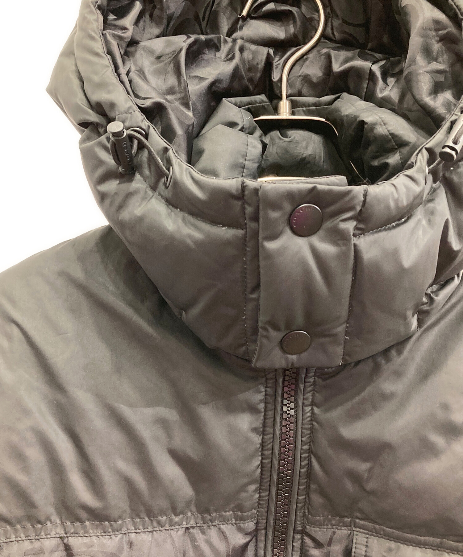 中古・古着通販】COACH (コーチ) シグネチャー フーデッド パッファー 