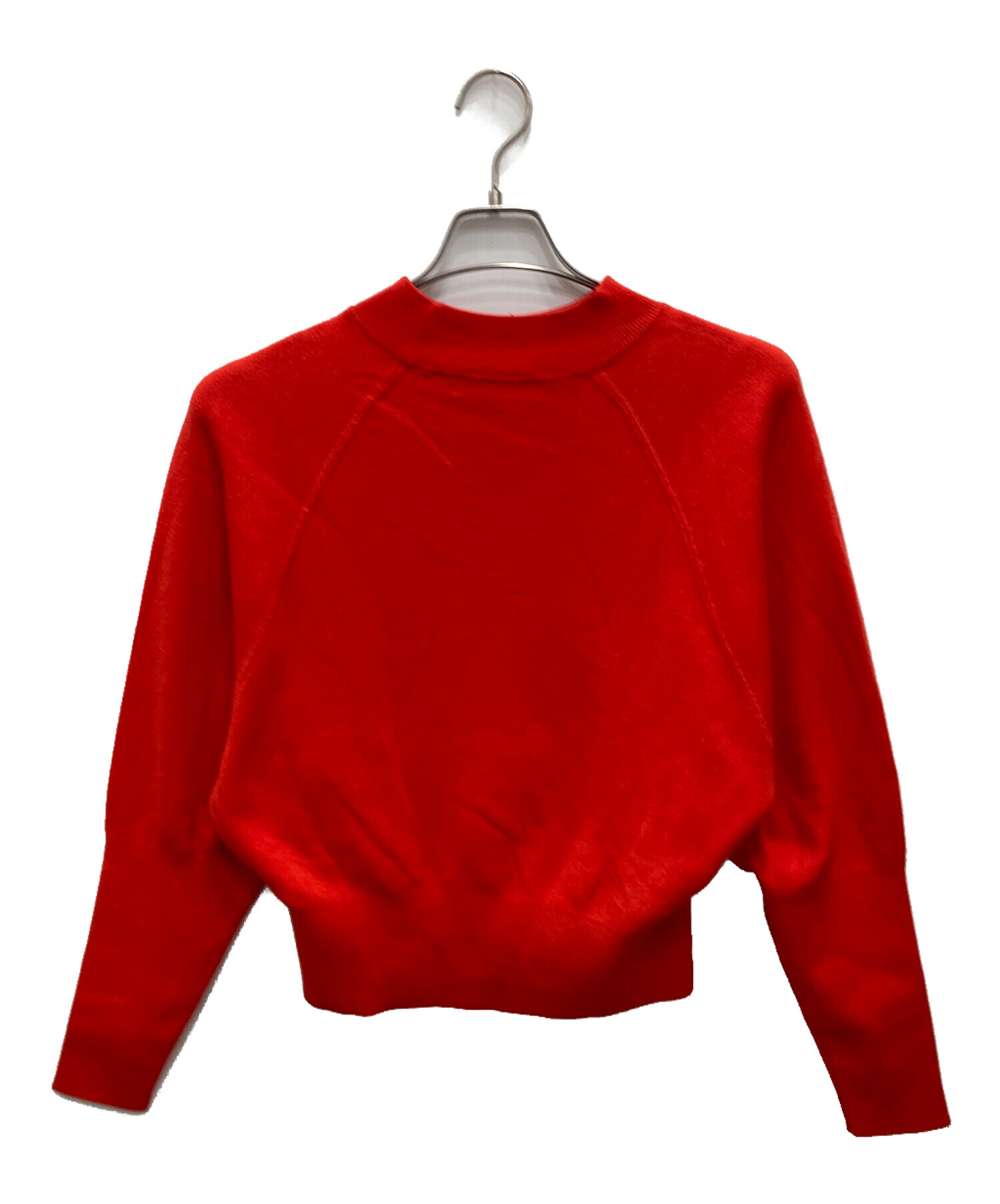 Caban コットンカシミヤ ボトルネックラグランスリーププルオーバー  