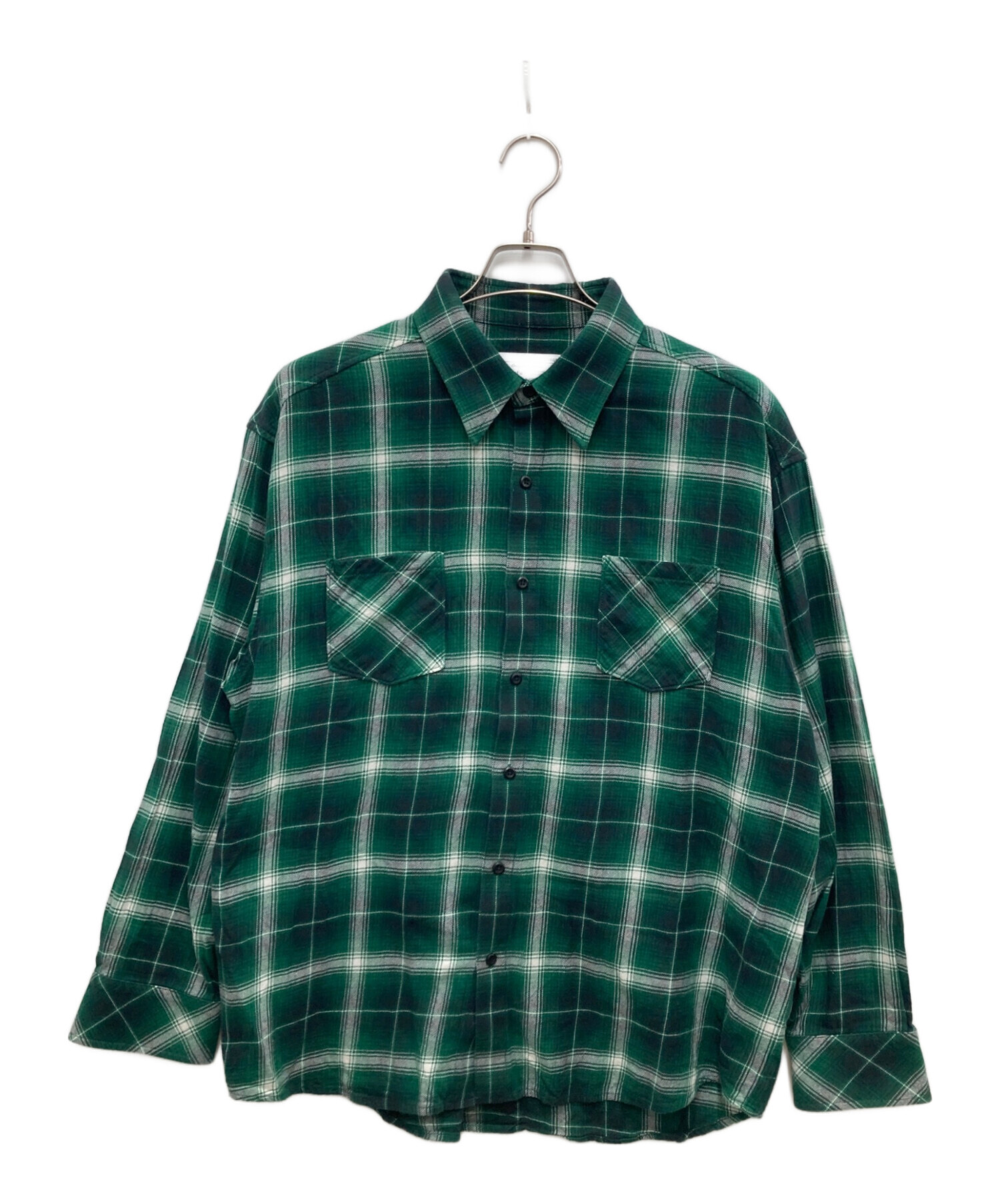 中古・古着通販】RAFU (ラフ) STANDARD SHIRT グリーン サイズ:L
