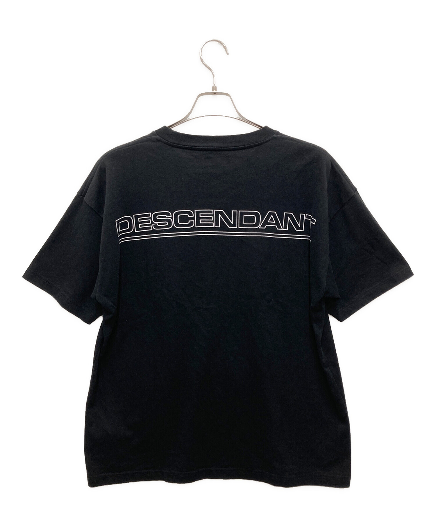 DESCENDANT メッシュカットソー ブラック サイズ2 中古・古着通販】DESCENDANT (ディセンダント) SHIP SS ブラック