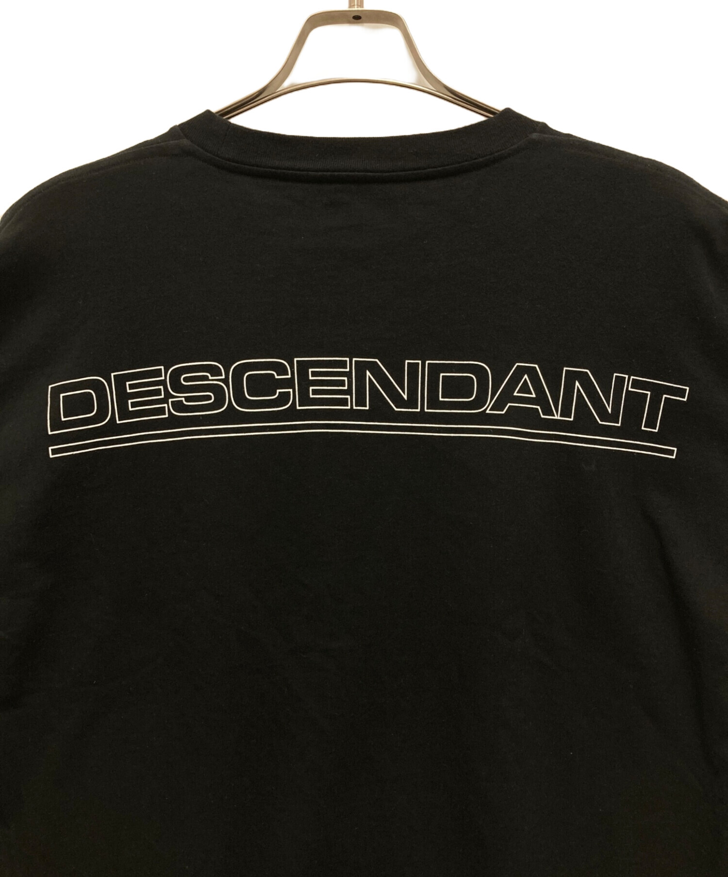 DESCENDANT メッシュカットソー ブラック サイズ2 中古・古着通販】DESCENDANT (ディセンダント) SHIP SS ブラック