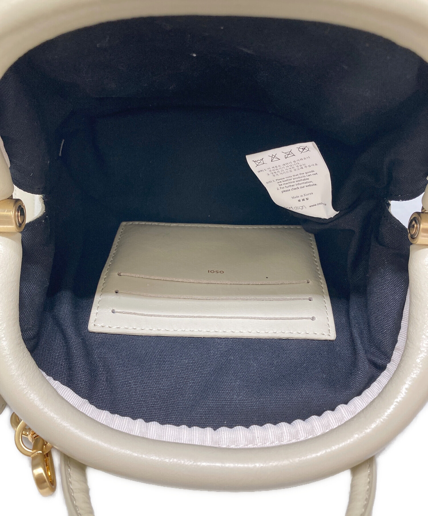 中古・古着通販】osoi (オソイ) CIRCLE MINI ベージュ｜ブランド・古着 
