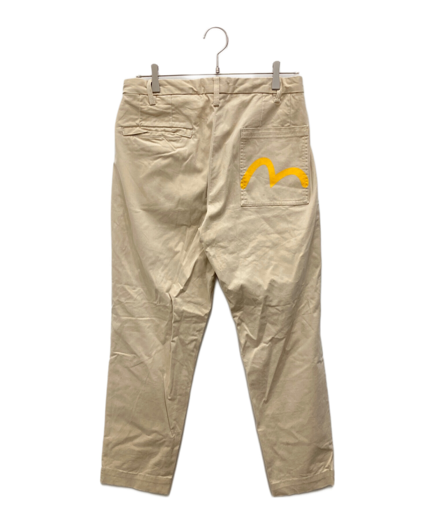 EVIS エビス エヴィス チノパン 中古・古着通販EVISU (エヴィス) カモメプリントチノパン ベージュ