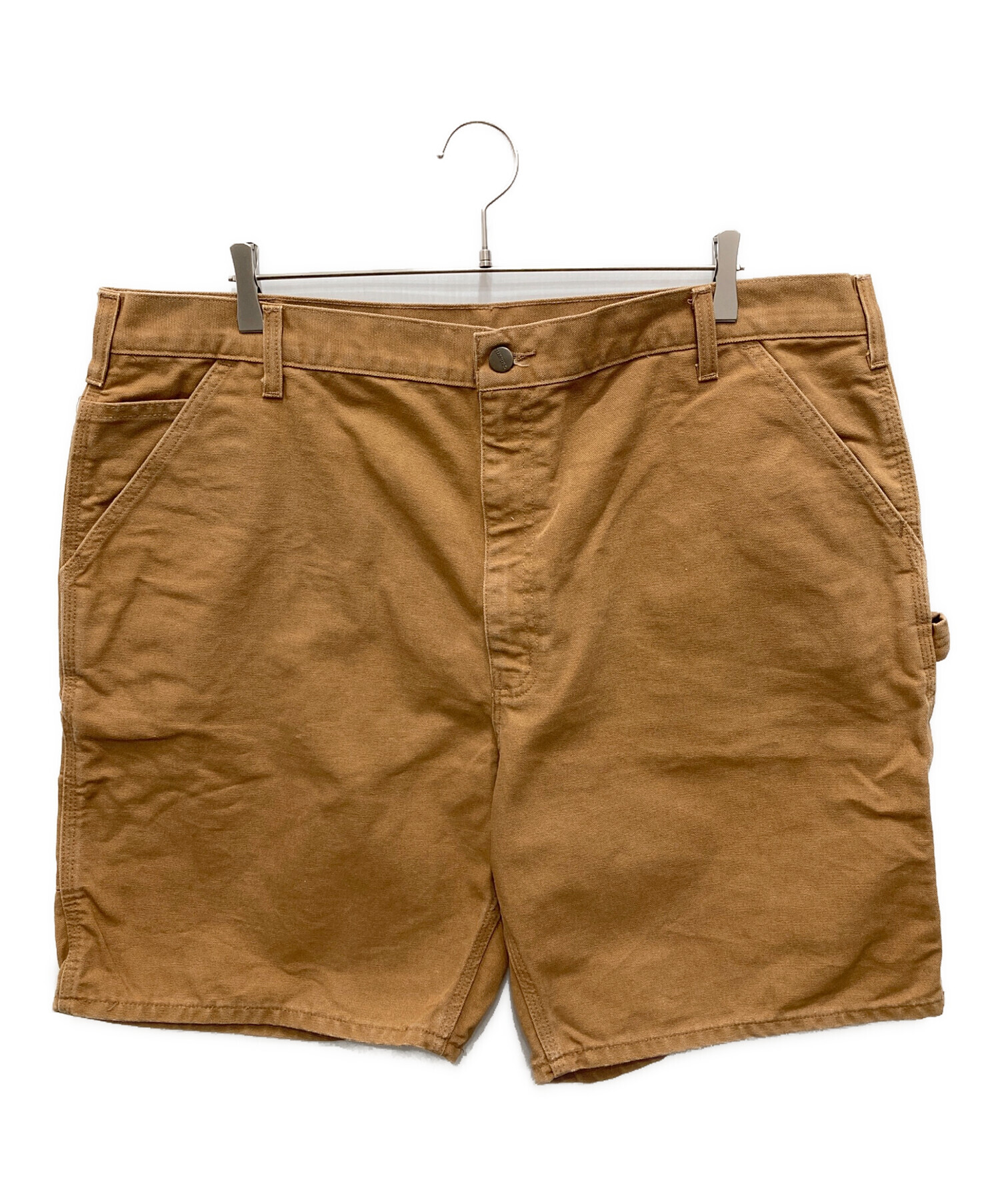 【carhartt】 カーハート　B25 ダック　ハーフパンツ　ダークブラウン 中古・古着通販】CarHartt (カーハート) B25 ダックペインターハーフ