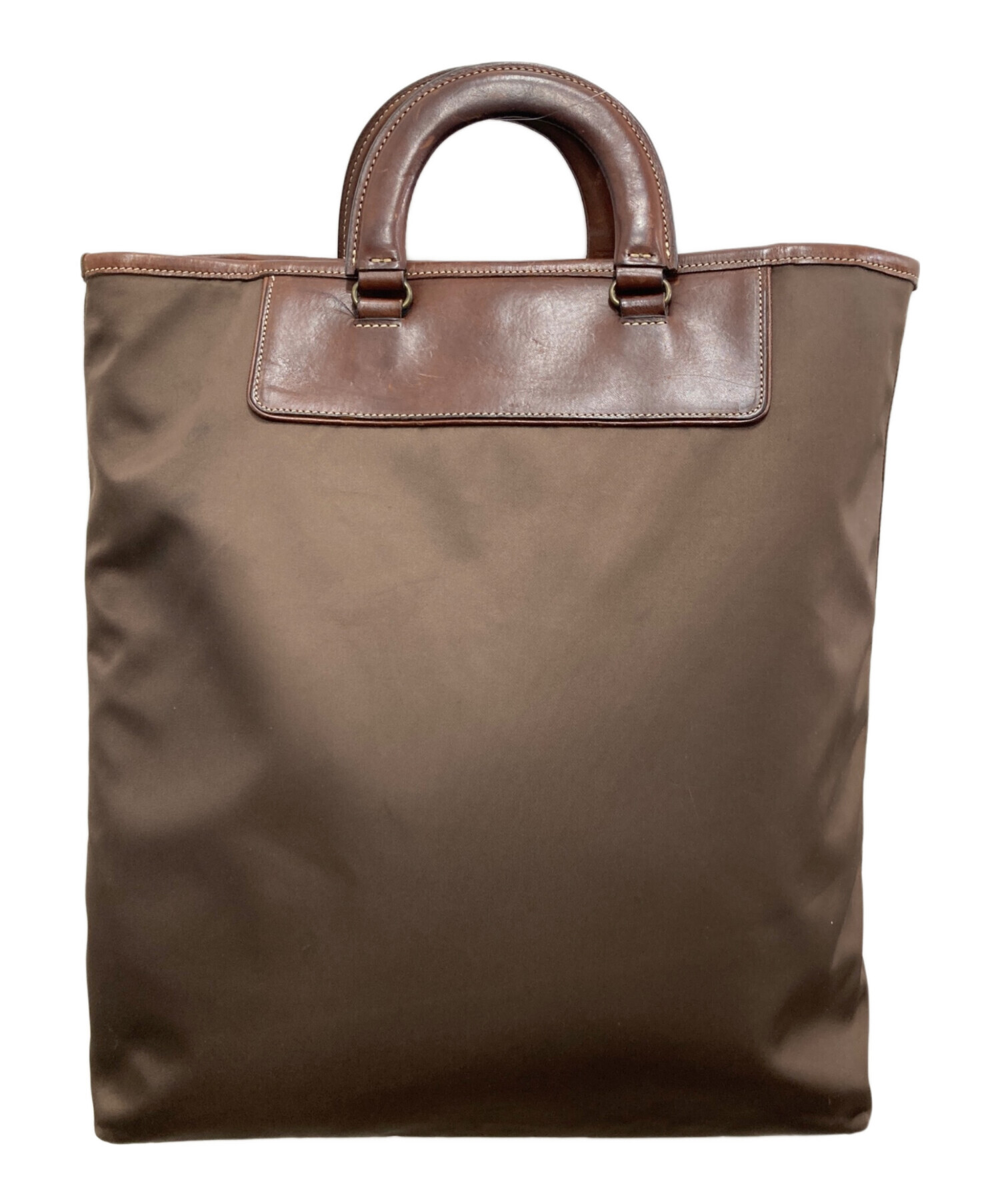 中古・古着通販】PORTER (ポーター) ナイロンレザーハンドバッグ 
