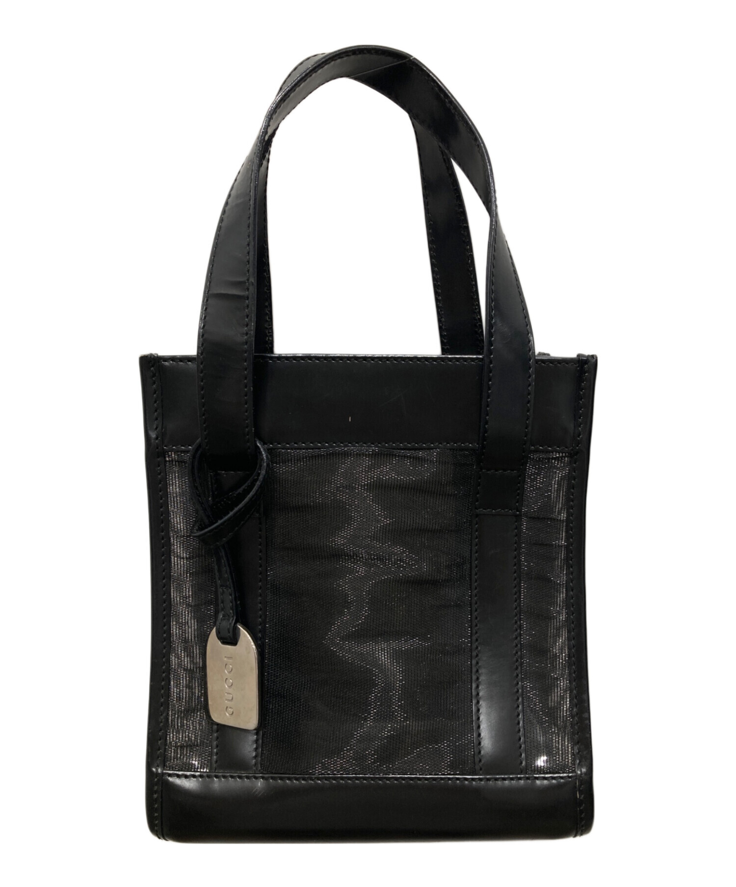 中古・古着通販】GUCCI (グッチ) メッシュバッグ ブラック｜ブランド