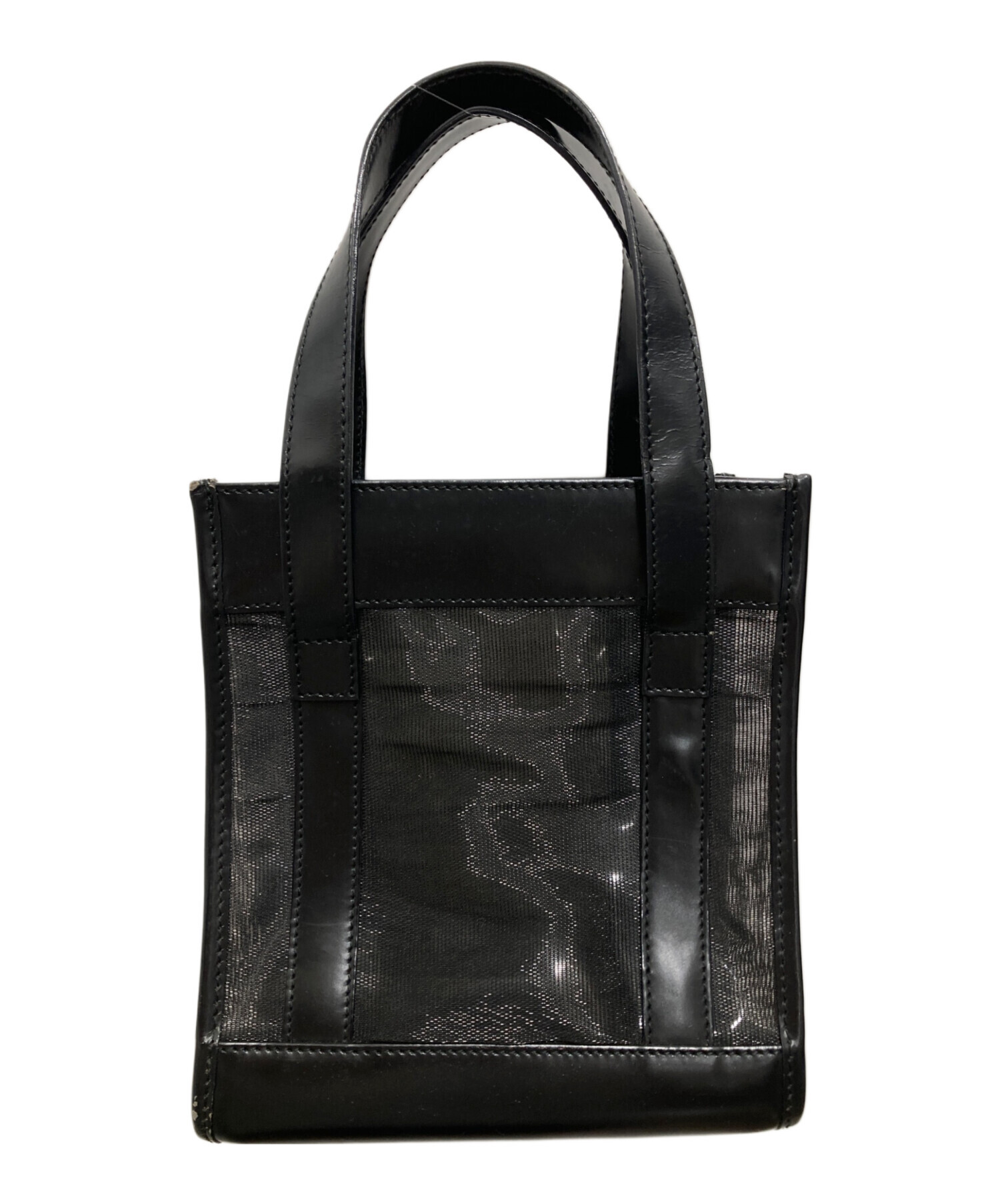 中古・古着通販】GUCCI (グッチ) メッシュバッグ ブラック｜ブランド 