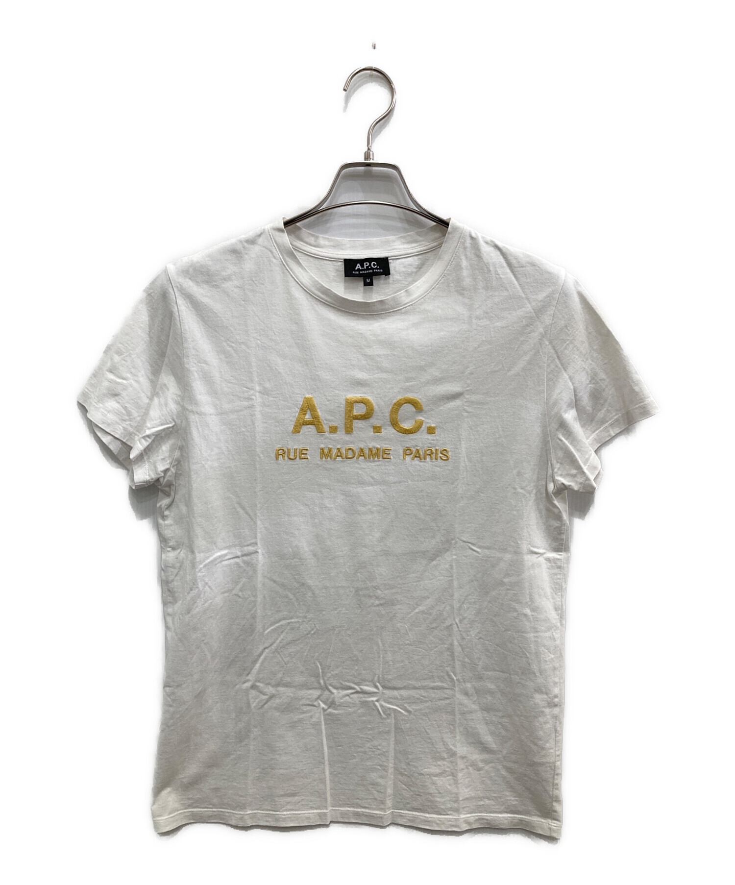 中古・古着通販】A.P.C. (アーペーセー) 半袖Tシャツ ホワイト サイズ 
