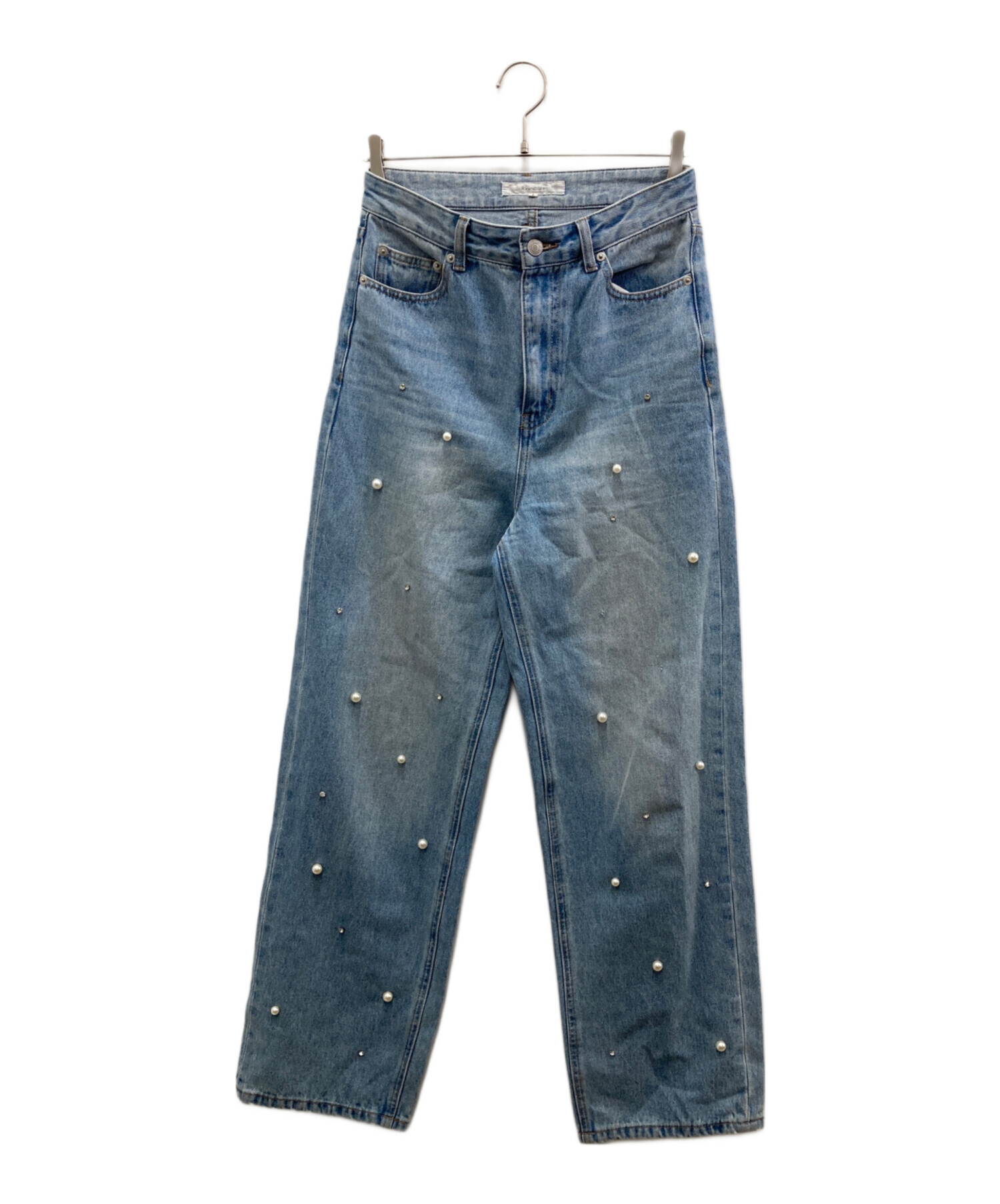 Rirandture（リランドチュール） パールビジューストレートデニム Rirandture - パールビジューストレートデニム SSの通販 by ココ｜リ