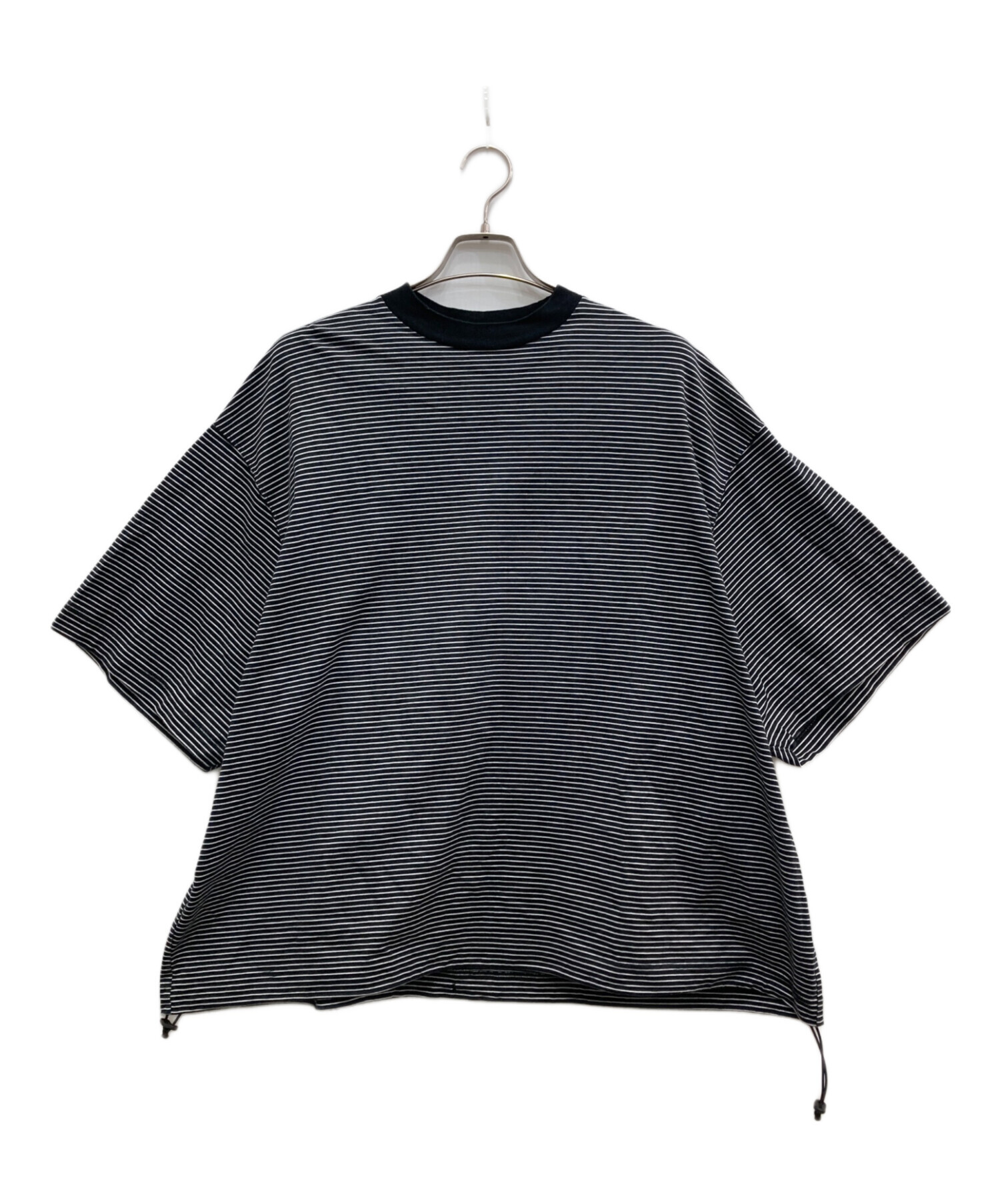 中古・古着通販】is-ness (イズネス) BALLOON BORDER SHORT SLEEVE T 