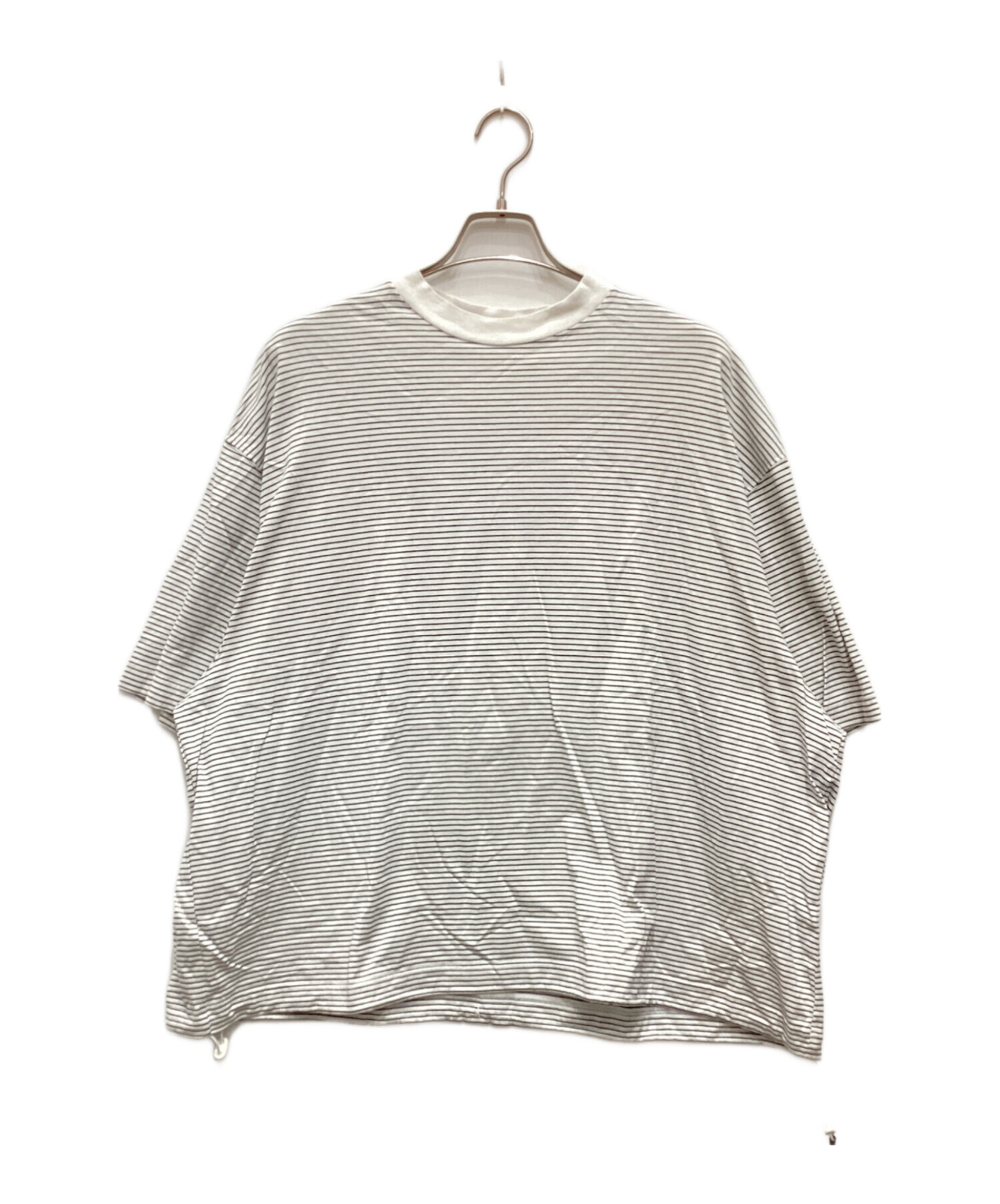 中古・古着通販】is-ness (イズネス) BALLOON BORDER SHORT SLEEVE T 