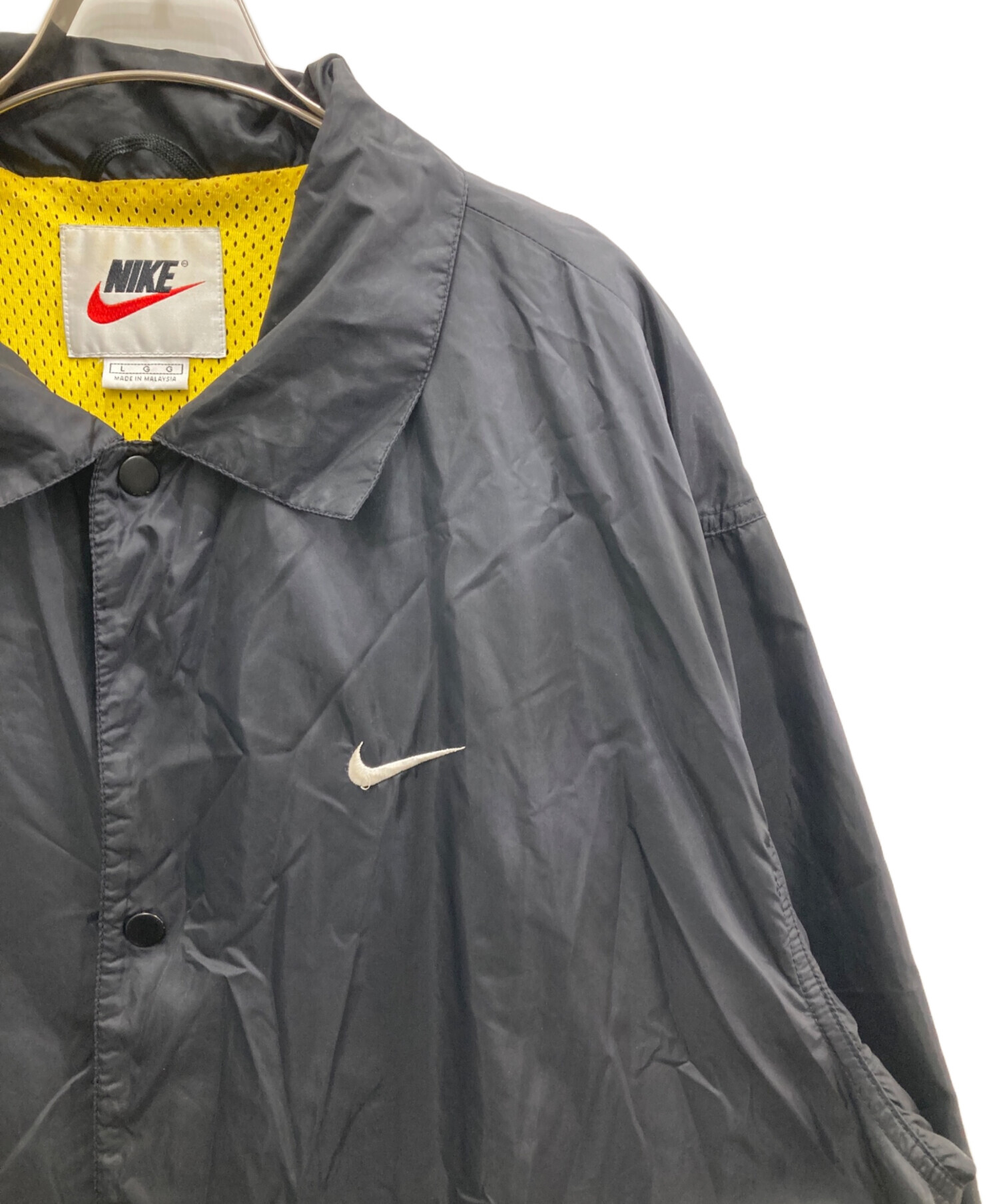 中古・古着通販】NIKE (ナイキ) 90's コーチジャケット ブラック